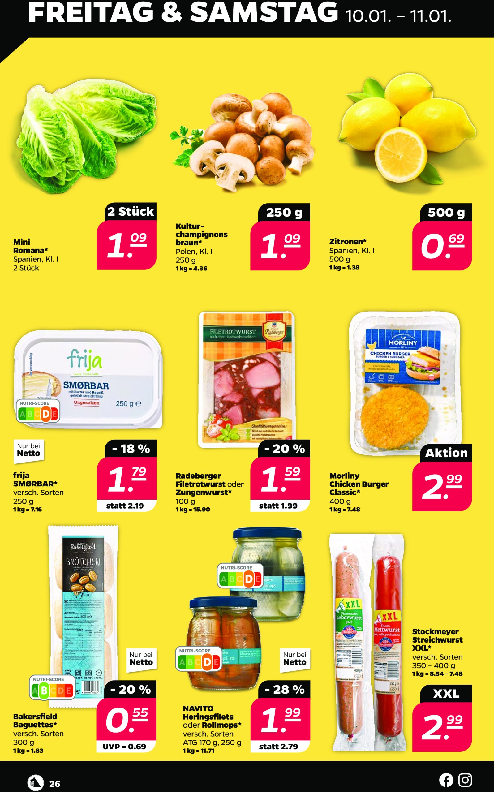 netto - Netto-Prospekt gültig von 06.01. bis 11.01. - page: 26