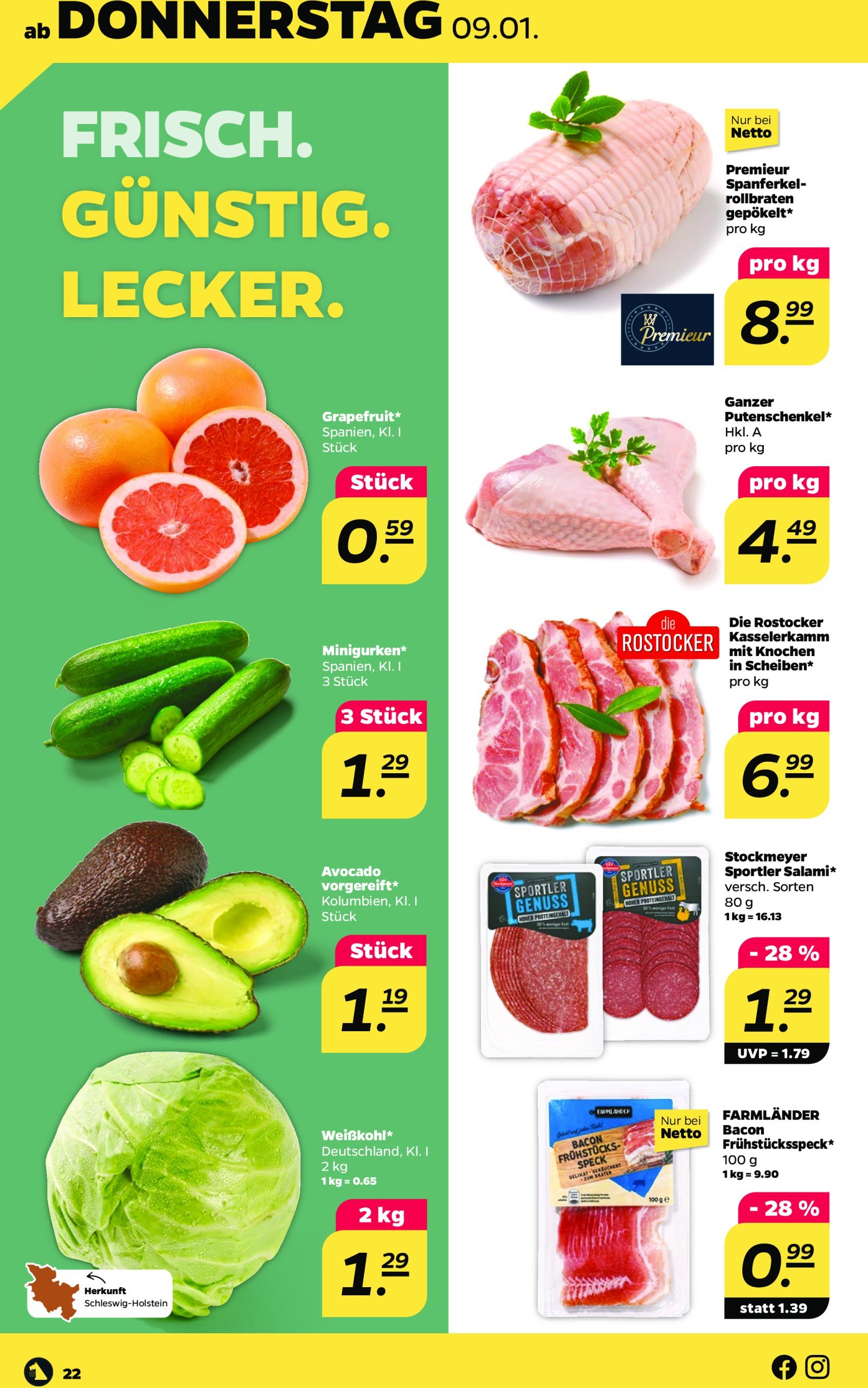 netto - Netto-Prospekt gültig von 06.01. bis 11.01. - page: 22