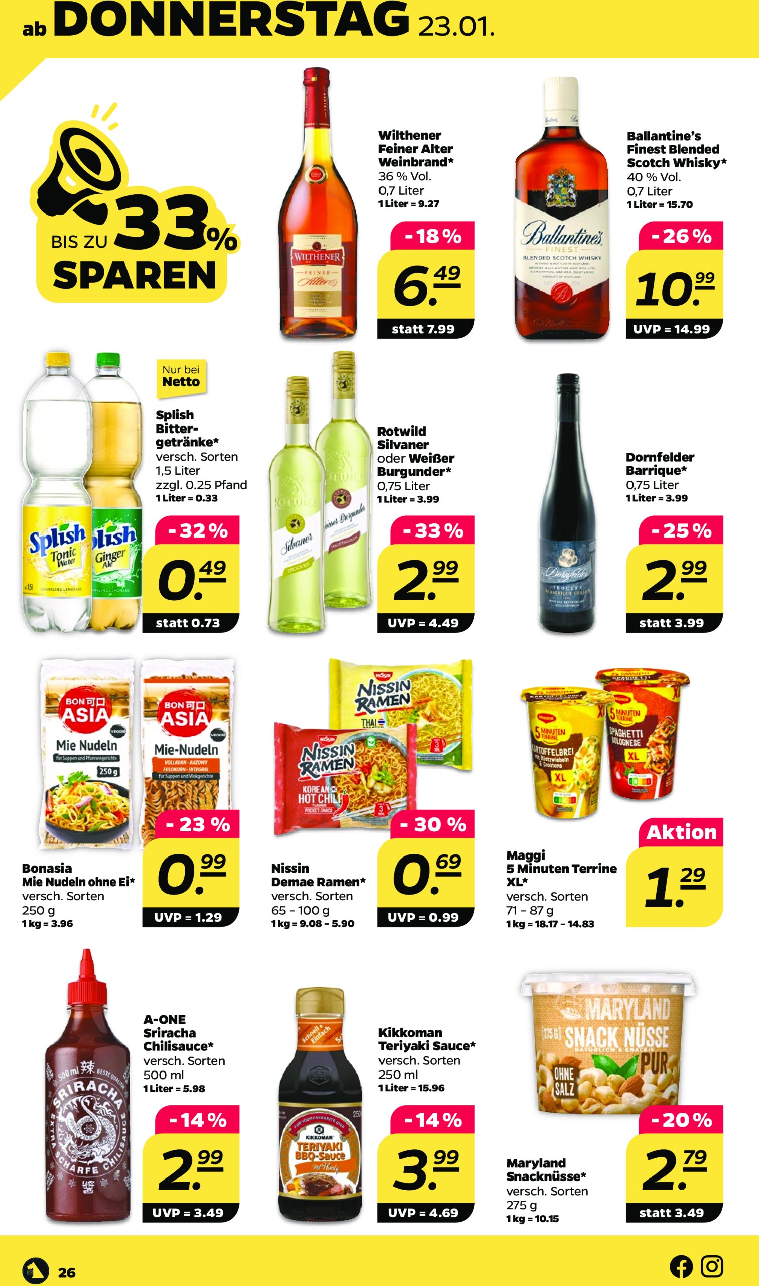 netto - Netto-Prospekt gültig von 20.01. bis 25.01. - page: 26