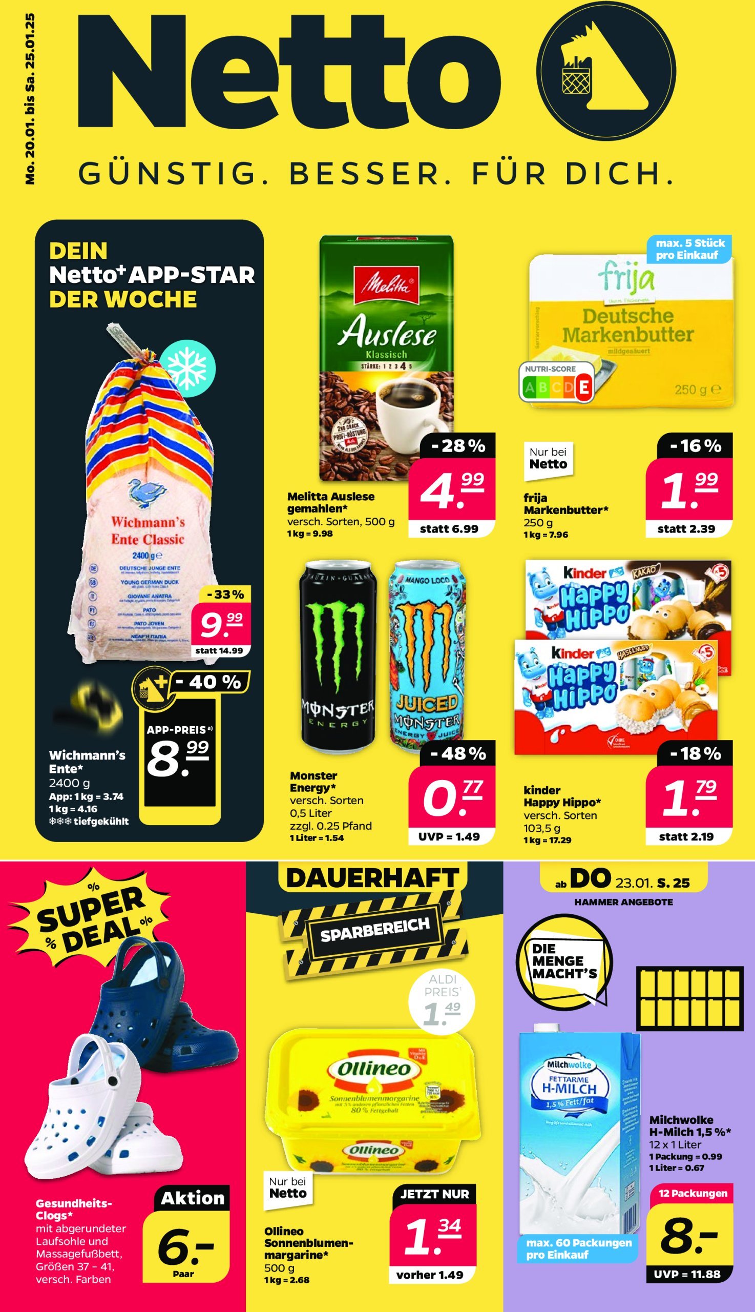 netto - Netto-Prospekt gültig von 20.01. bis 25.01.