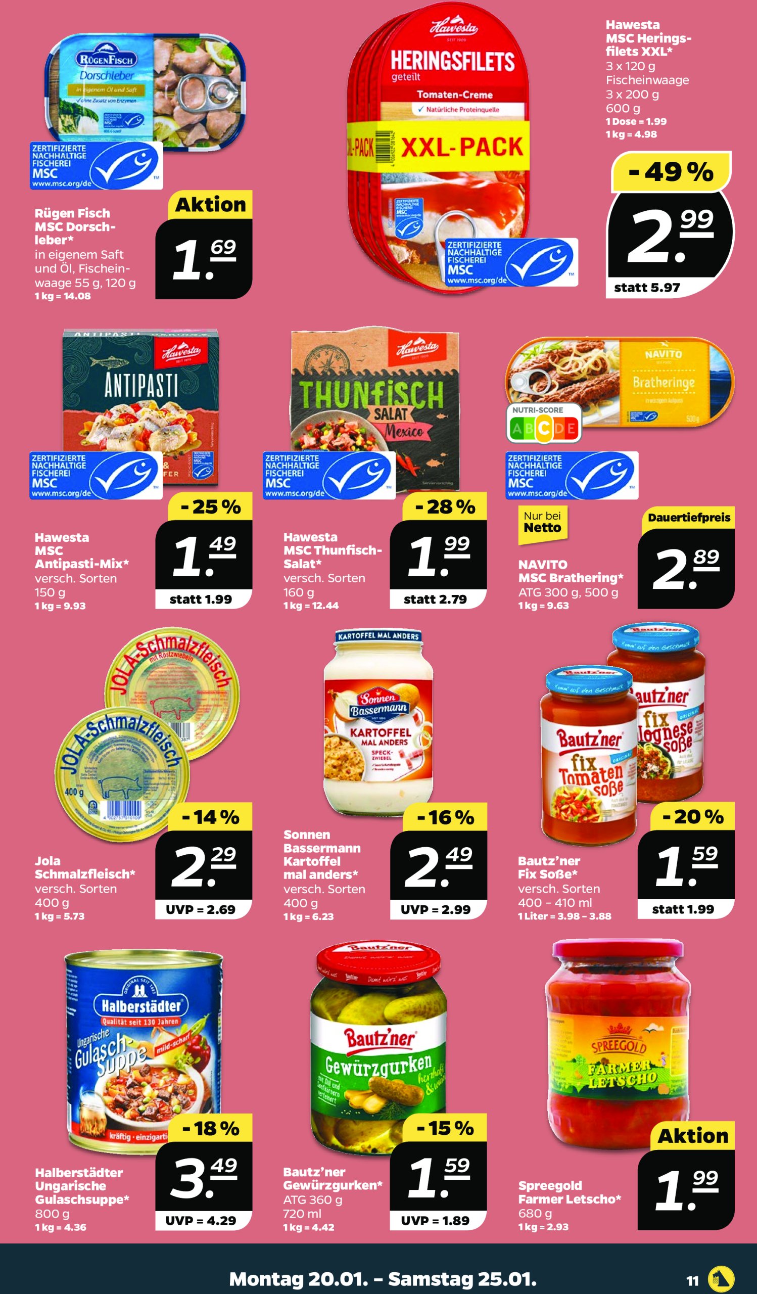 netto - Netto-Prospekt gültig von 20.01. bis 25.01. - page: 11