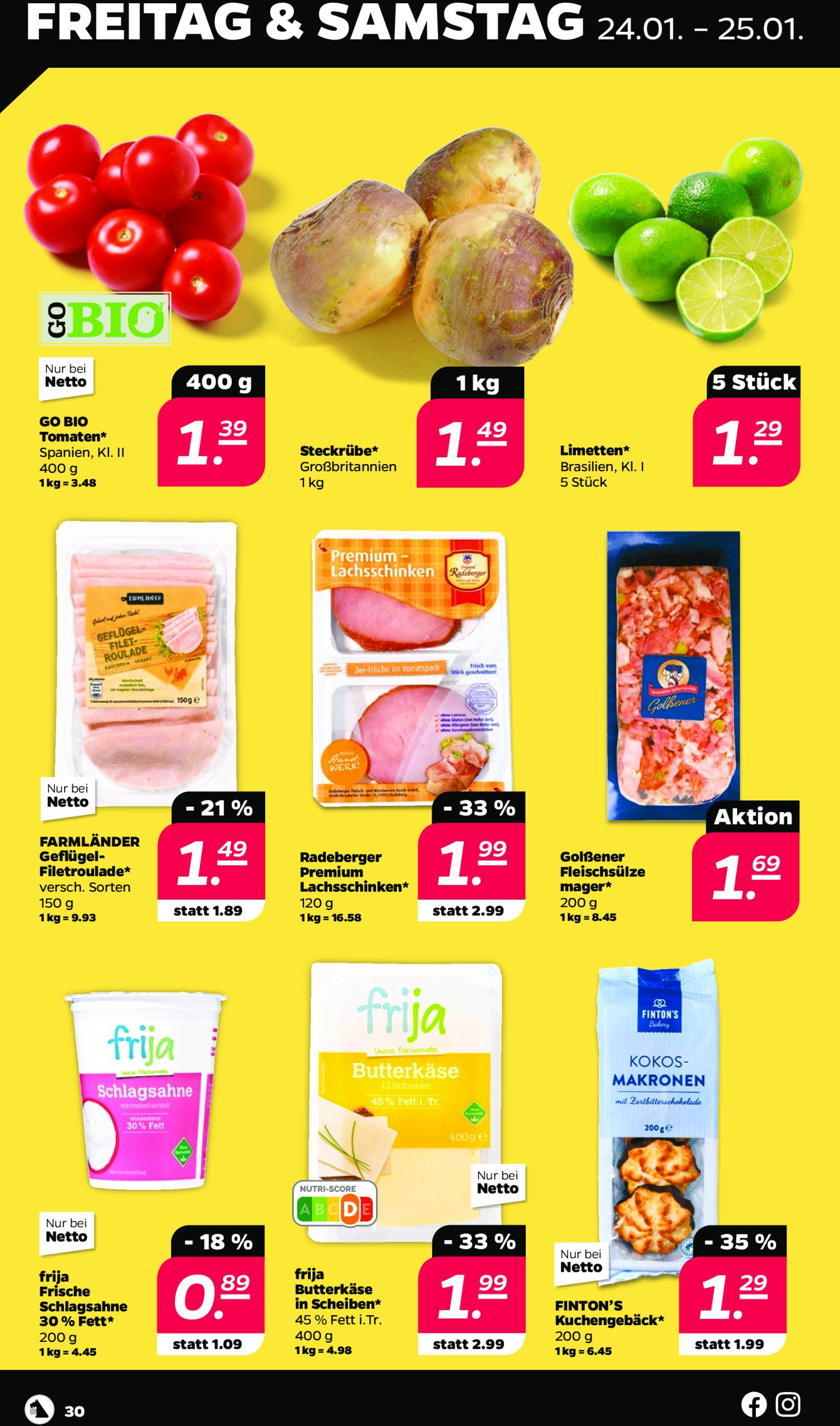 netto - Netto-Prospekt gültig von 20.01. bis 25.01. - page: 30