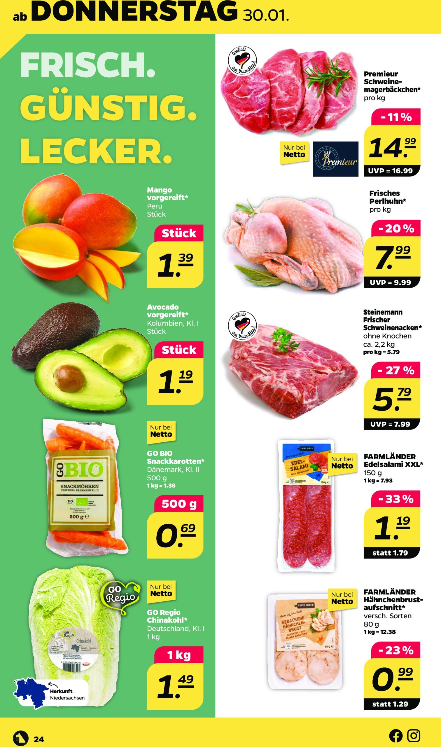 netto - Netto-Prospekt gültig von 27.01. bis 01.02. - page: 24