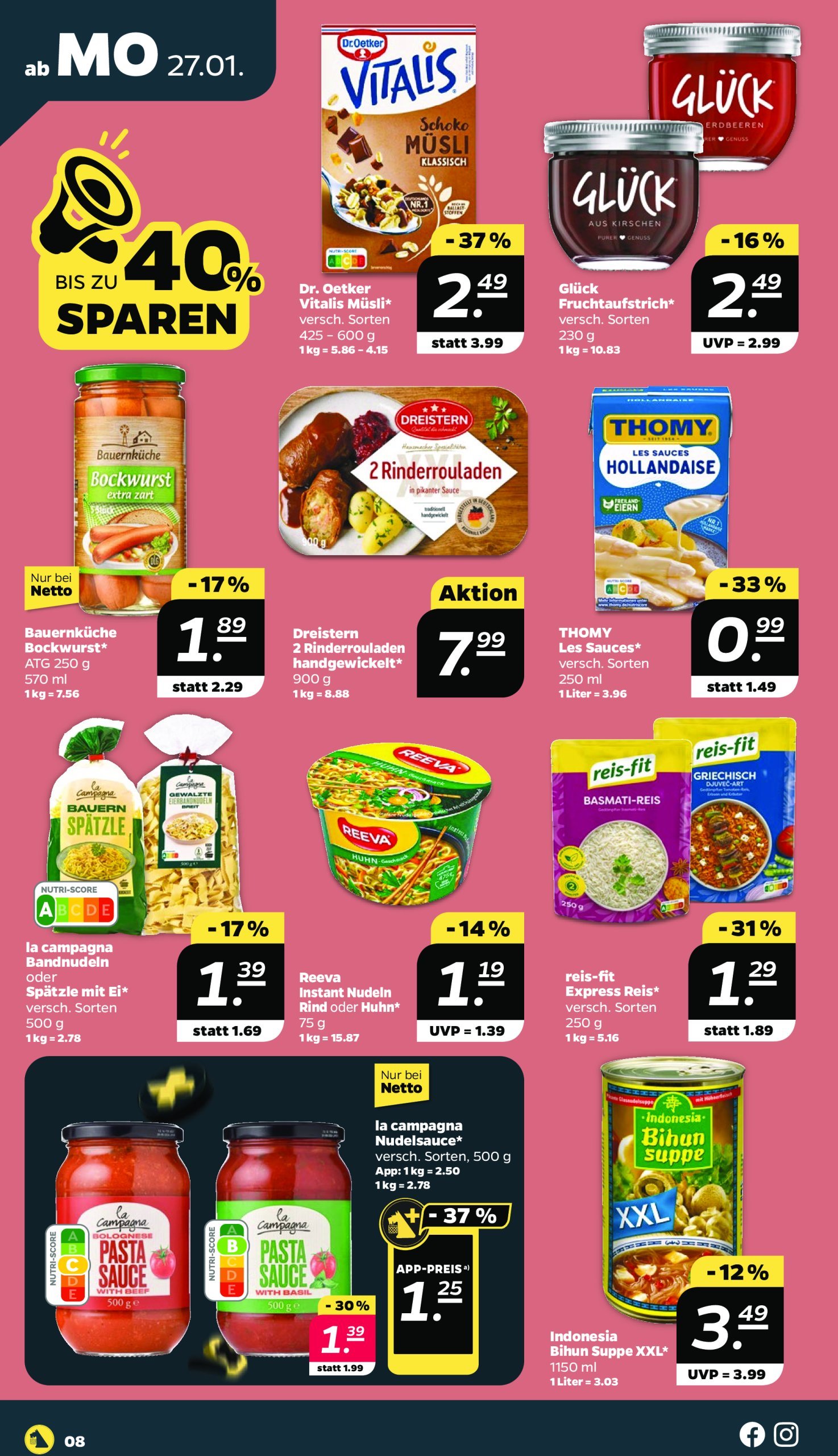 netto - Netto-Prospekt gültig von 27.01. bis 01.02. - page: 8