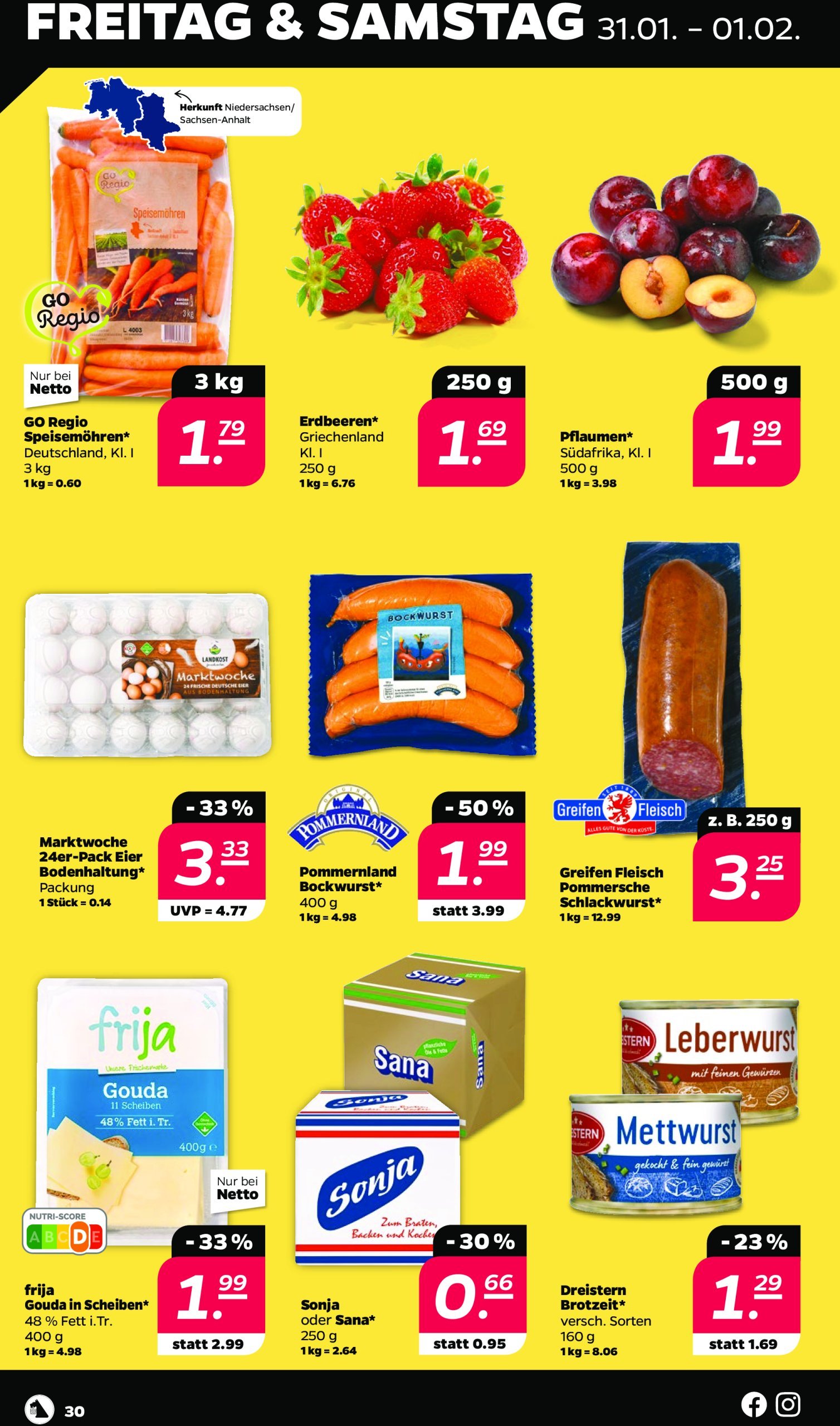 netto - Netto-Prospekt gültig von 27.01. bis 01.02. - page: 30