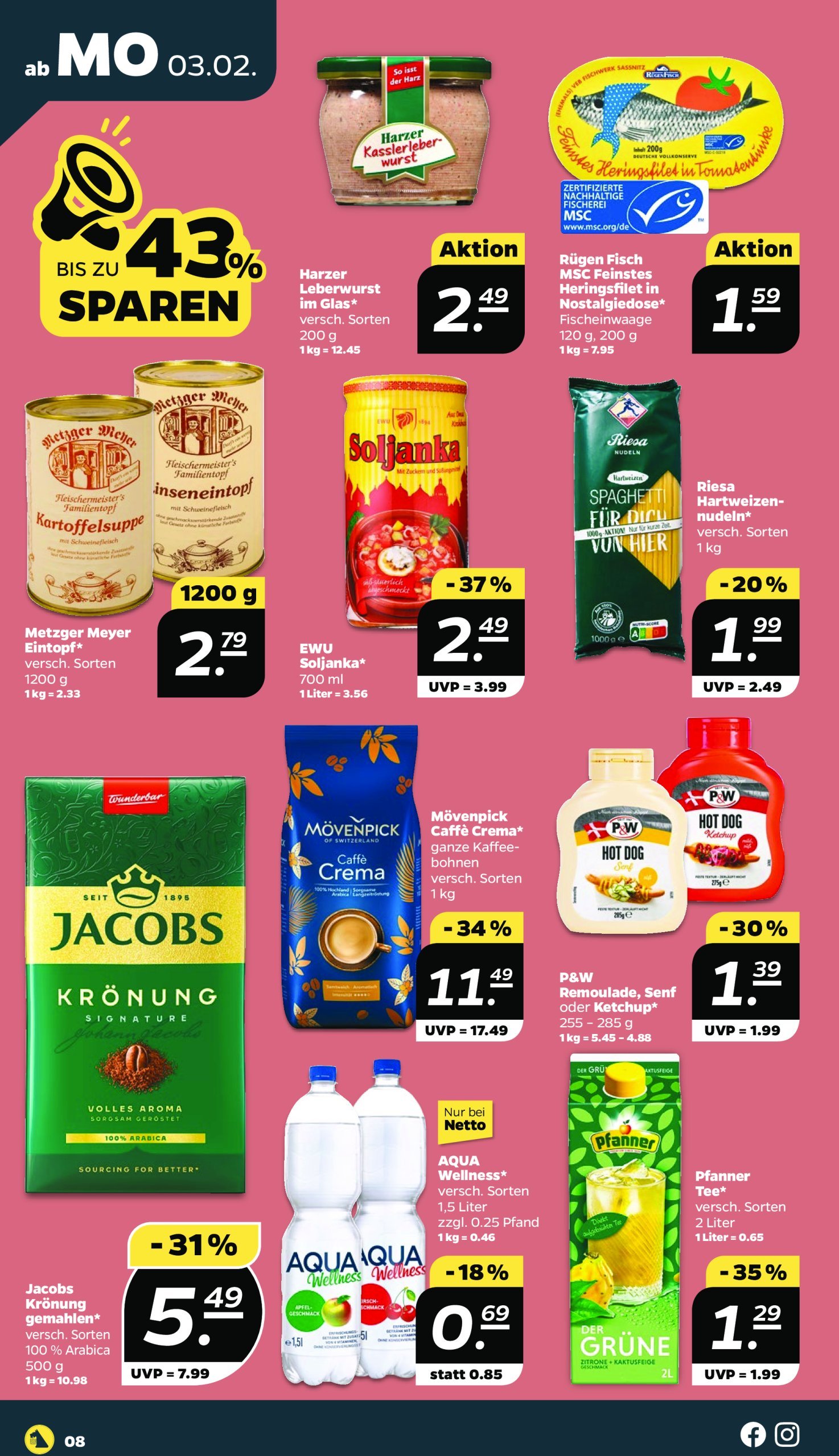 netto - Netto-Prospekt gültig von 03.02. bis 08.02. - page: 8