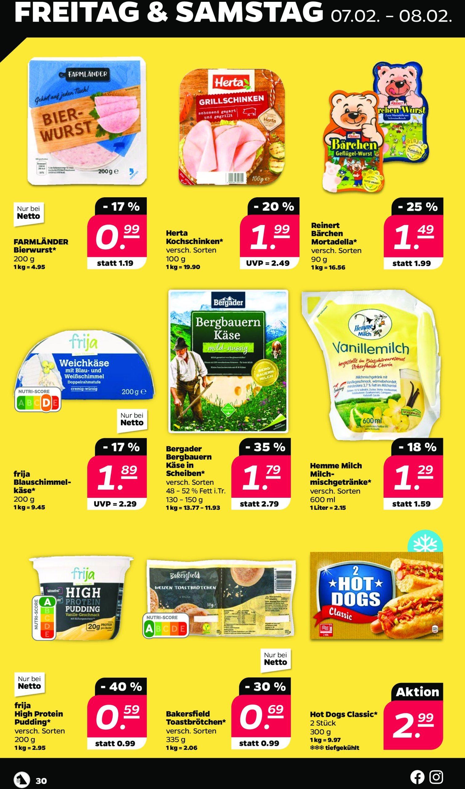 netto - Netto-Prospekt gültig von 03.02. bis 08.02. - page: 30