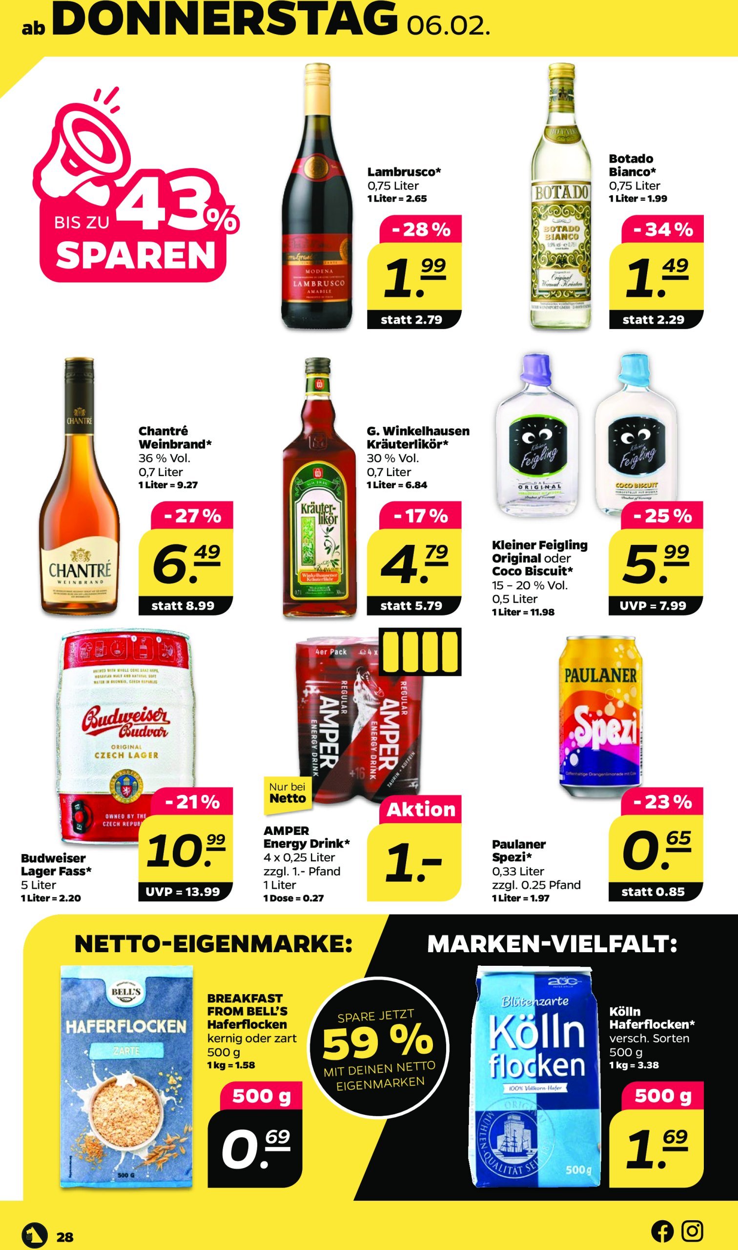 netto - Netto-Prospekt gültig von 03.02. bis 08.02. - page: 28