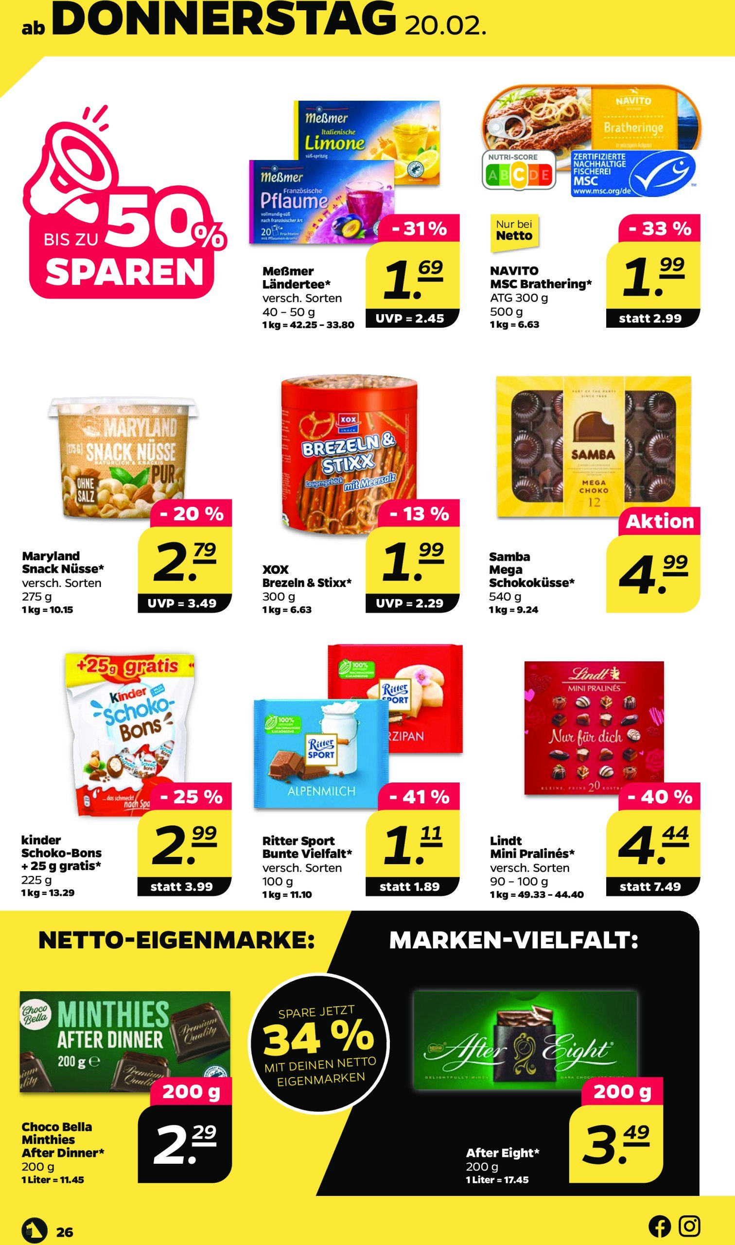 netto - Netto-Prospekt gültig von 17.02. bis 22.02. - page: 26