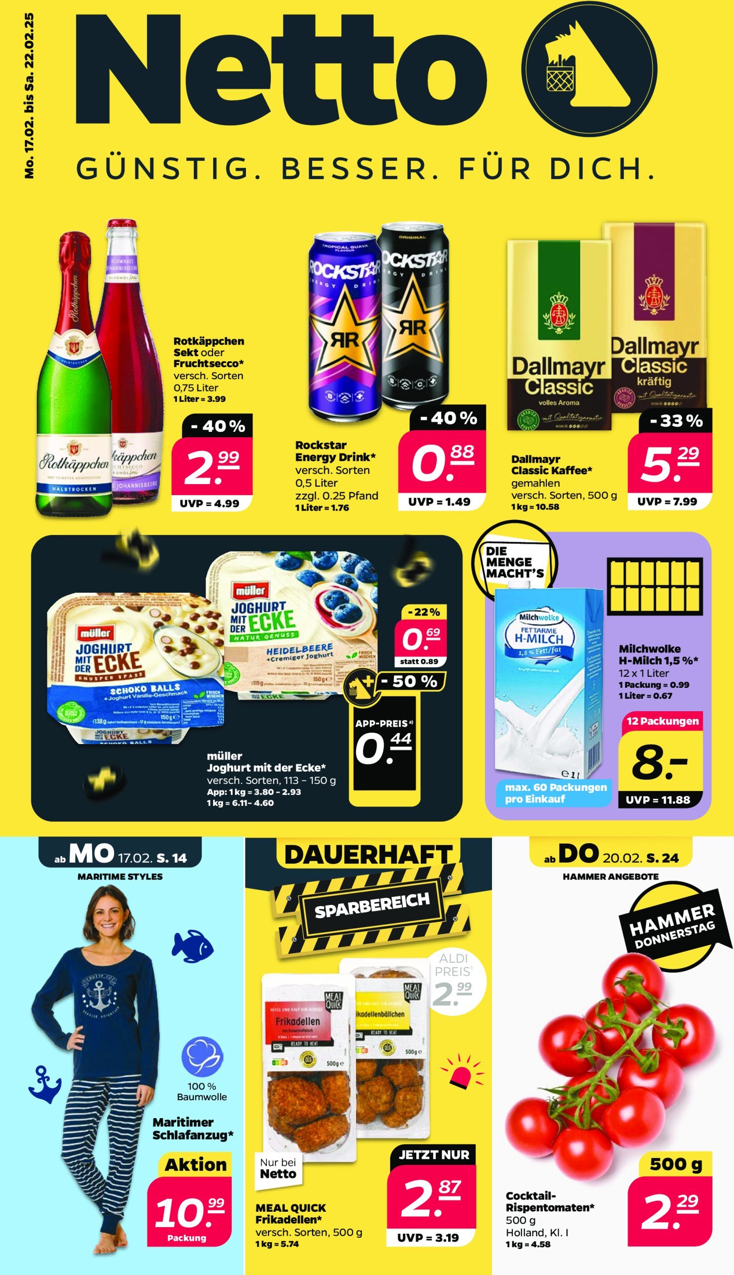 netto - Netto-Prospekt gültig von 17.02. bis 22.02.