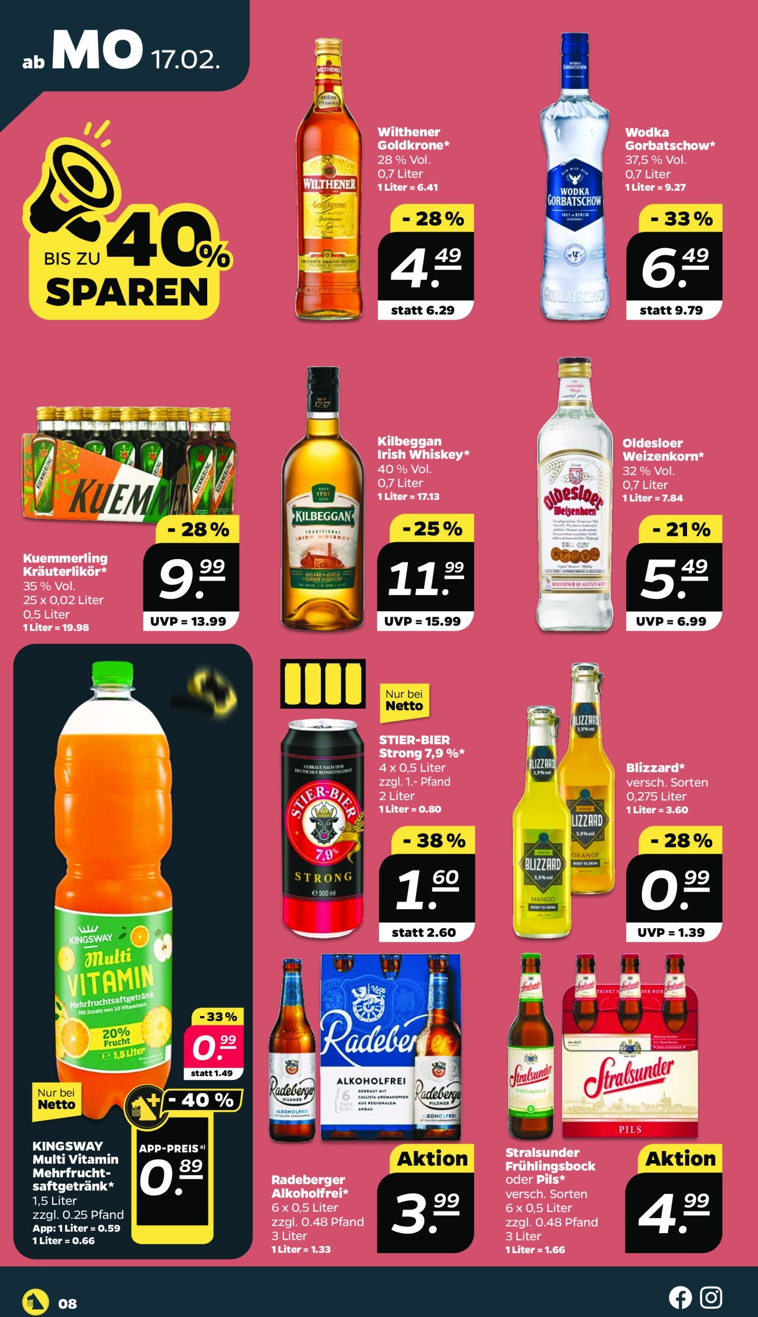 netto - Netto-Prospekt gültig von 17.02. bis 22.02. - page: 8