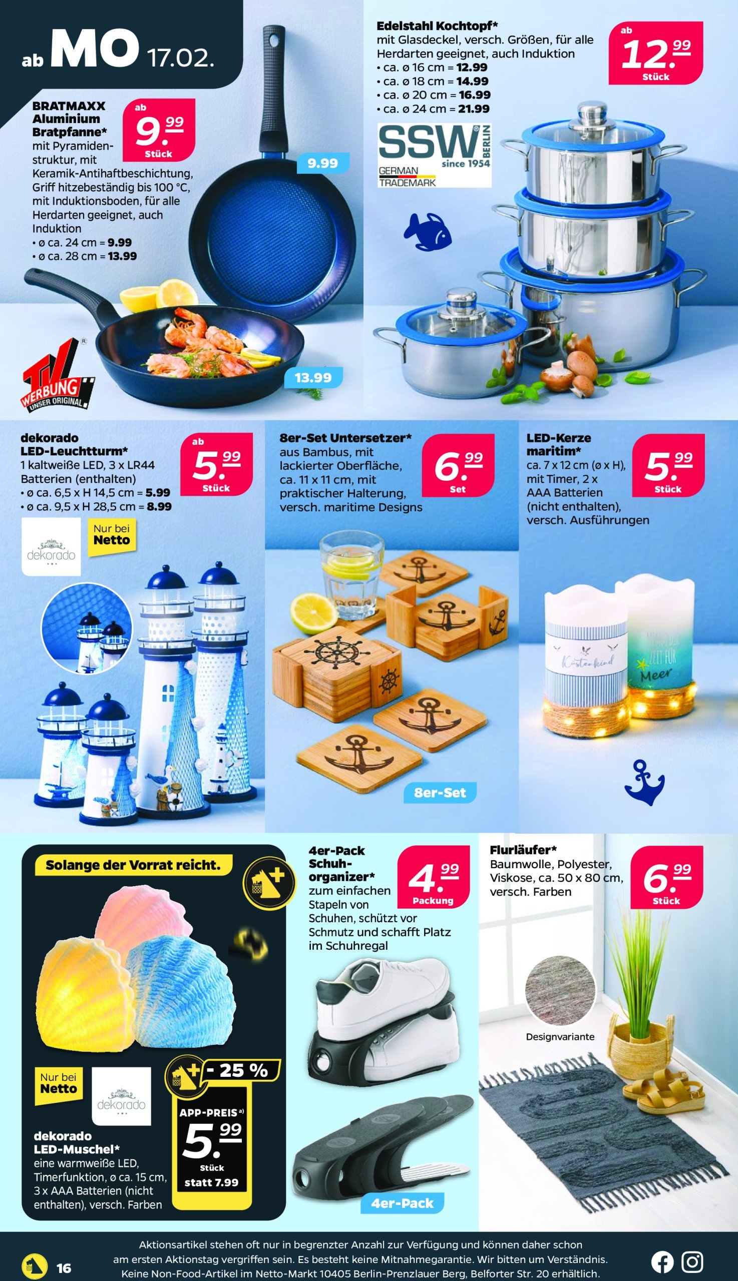 netto - Netto-Prospekt gültig von 17.02. bis 22.02. - page: 16