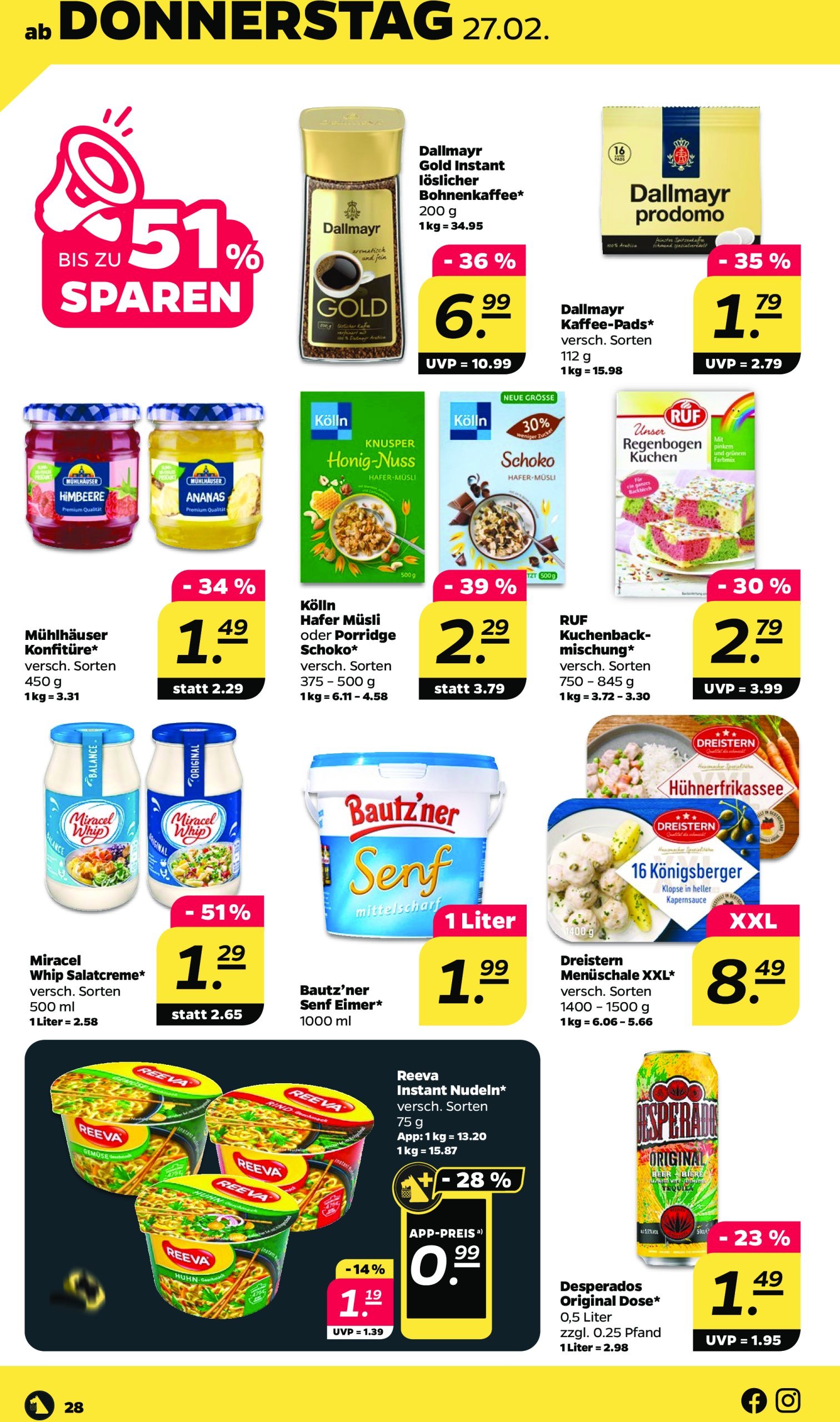 netto - Netto-Prospekt gültig von 24.02. bis 01.03. - page: 28