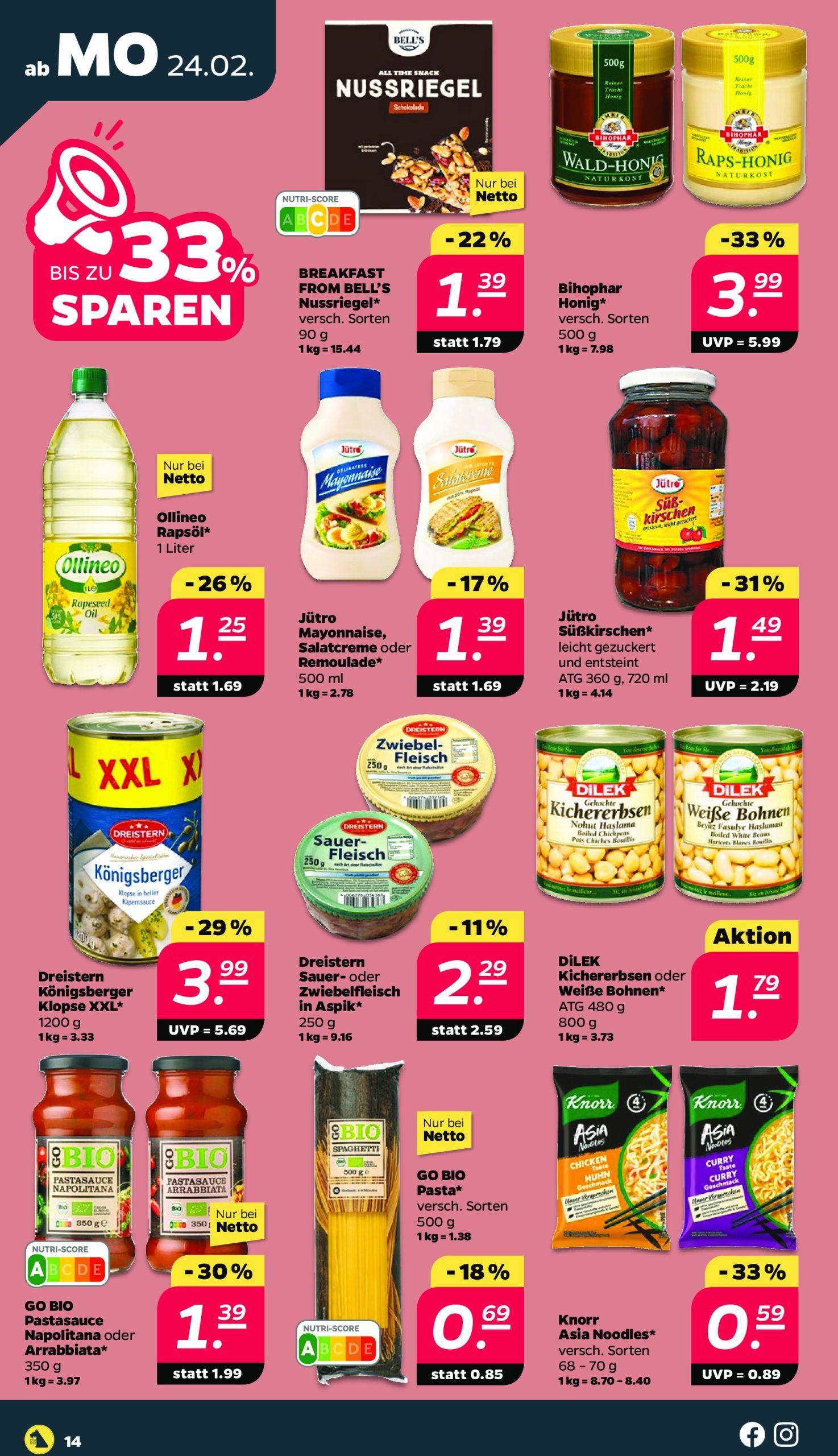 netto - Netto-Prospekt gültig von 24.02. bis 01.03. - page: 14