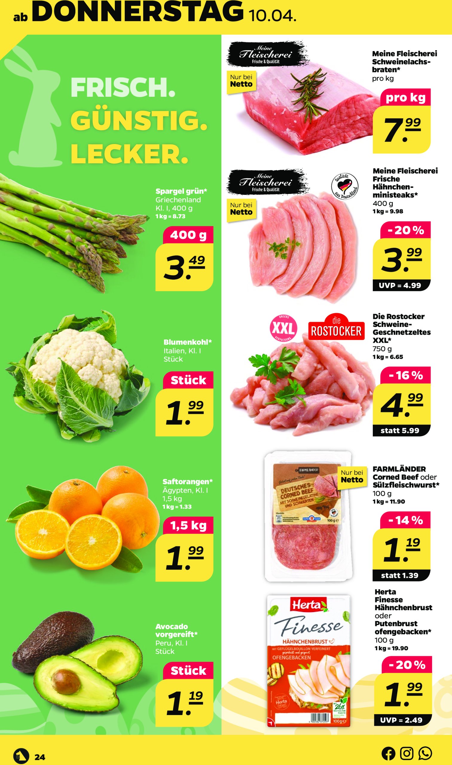 netto - Netto-Prospekt gültig von 07.04. bis 12.04. - page: 24 netto - Netto-Prospekt gültig von 07.04. bis 12.04. - page: 24