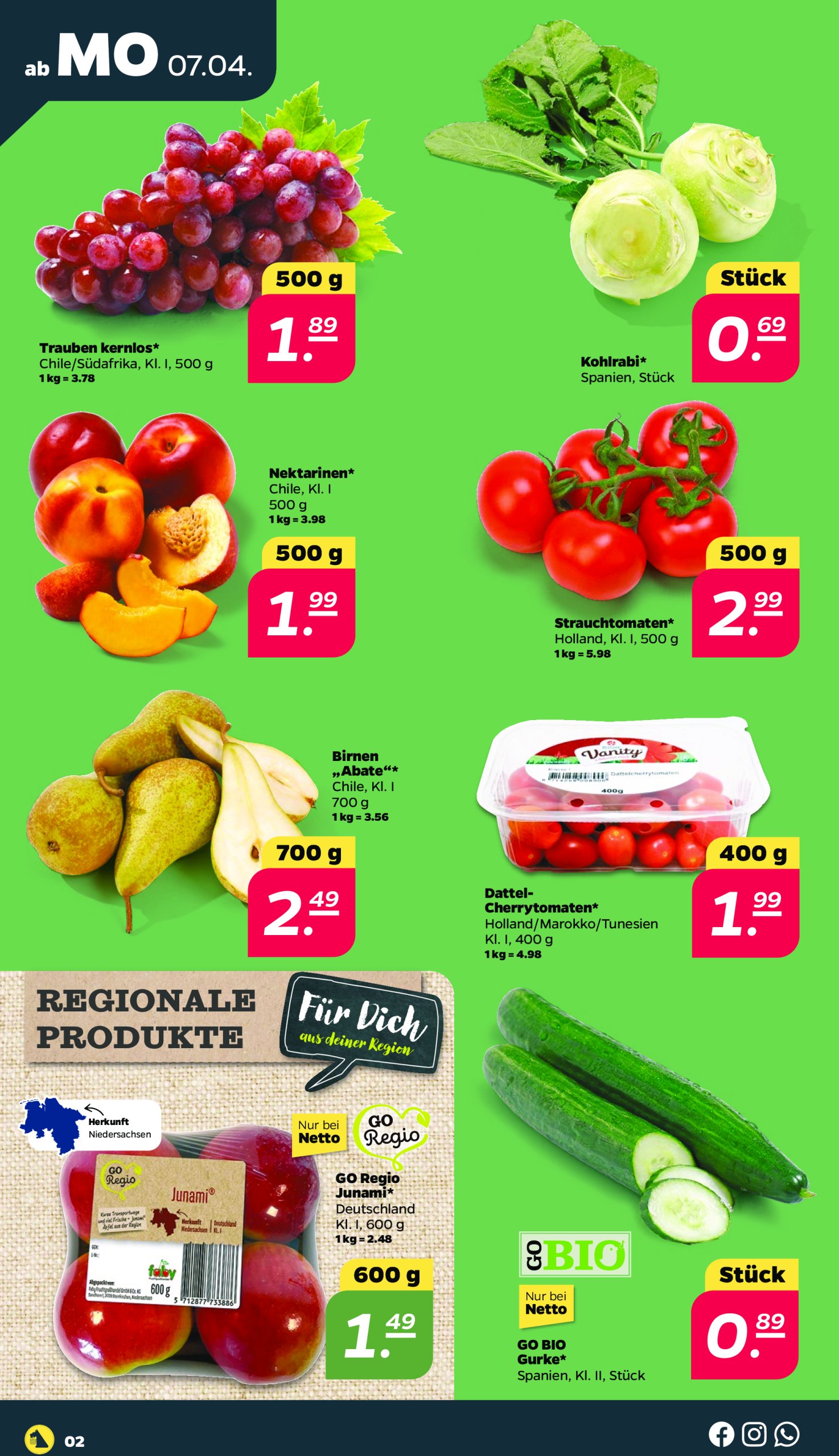 netto - Netto-Prospekt gültig von 07.04. bis 12.04. - page: 2 netto - Netto-Prospekt gültig von 07.04. bis 12.04. - page: 2