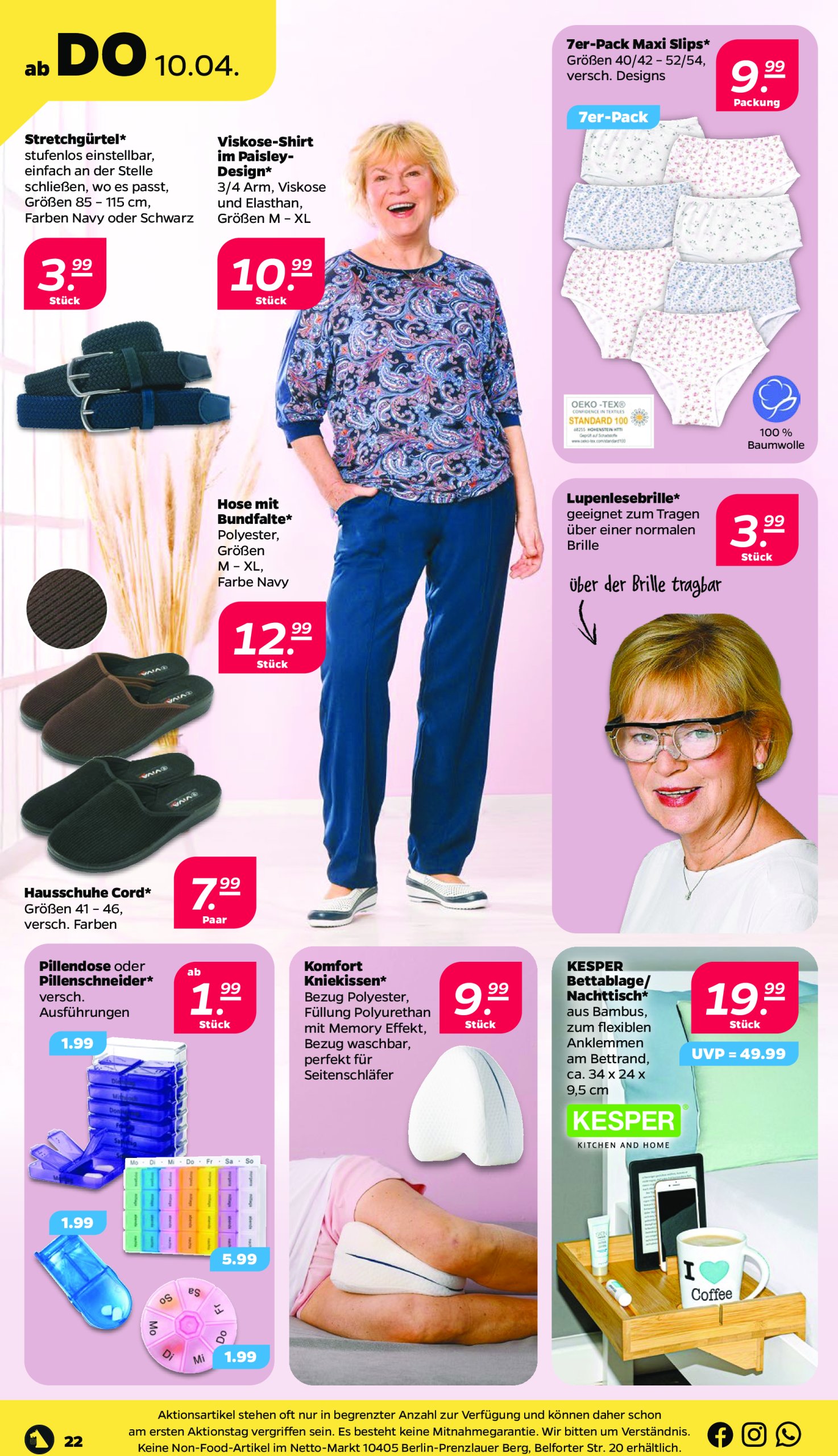 netto - Netto-Prospekt gültig von 07.04. bis 12.04. - page: 22 netto - Netto-Prospekt gültig von 07.04. bis 12.04. - page: 22