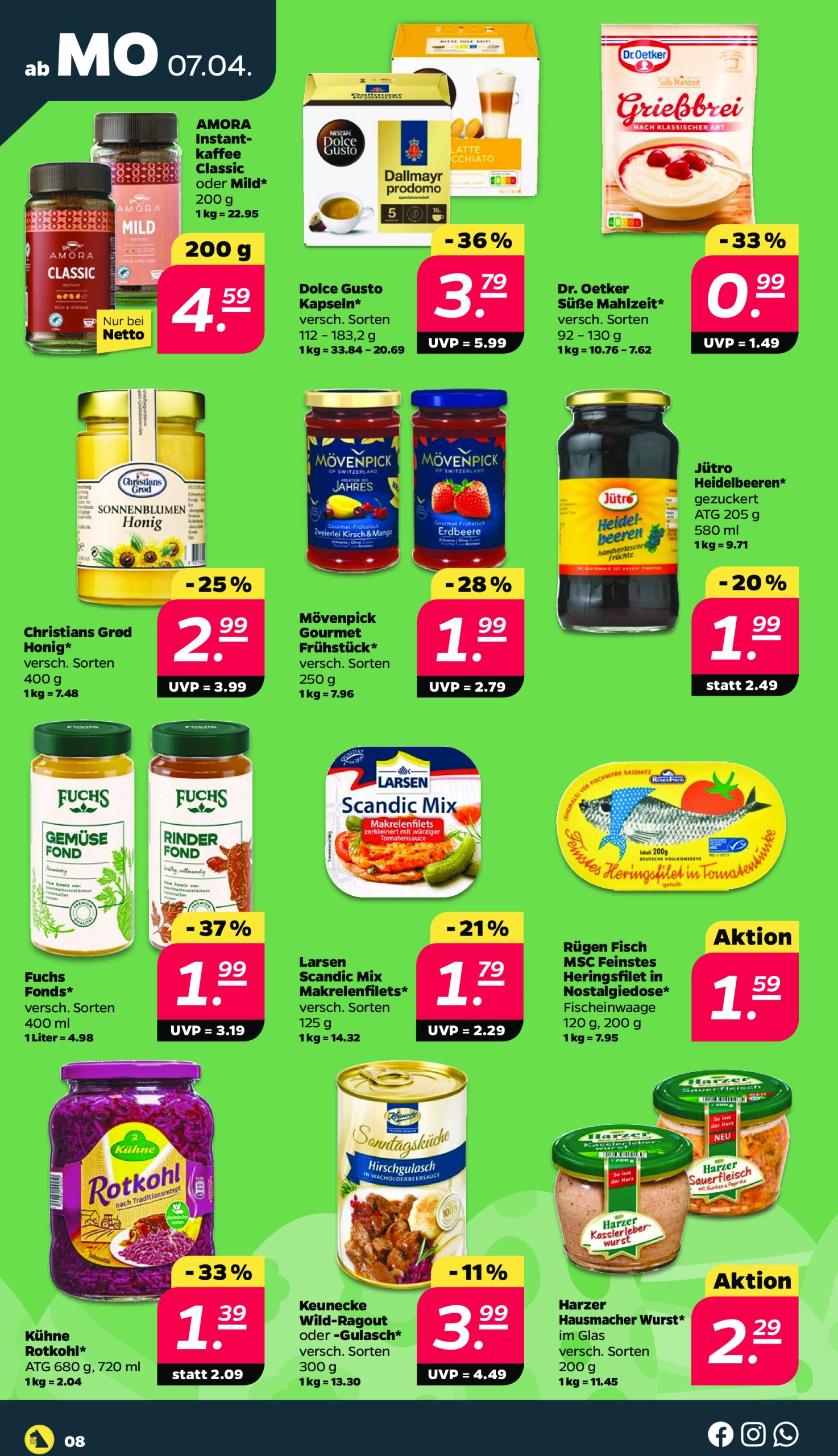 netto - Netto-Prospekt gültig von 07.04. bis 12.04. - page: 8 netto - Netto-Prospekt gültig von 07.04. bis 12.04. - page: 8