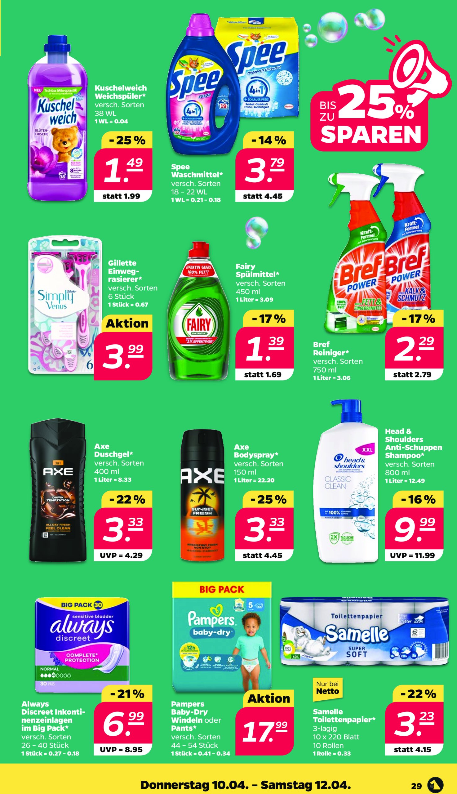 netto - Netto-Prospekt gültig von 07.04. bis 12.04. - page: 29 netto - Netto-Prospekt gültig von 07.04. bis 12.04. - page: 29