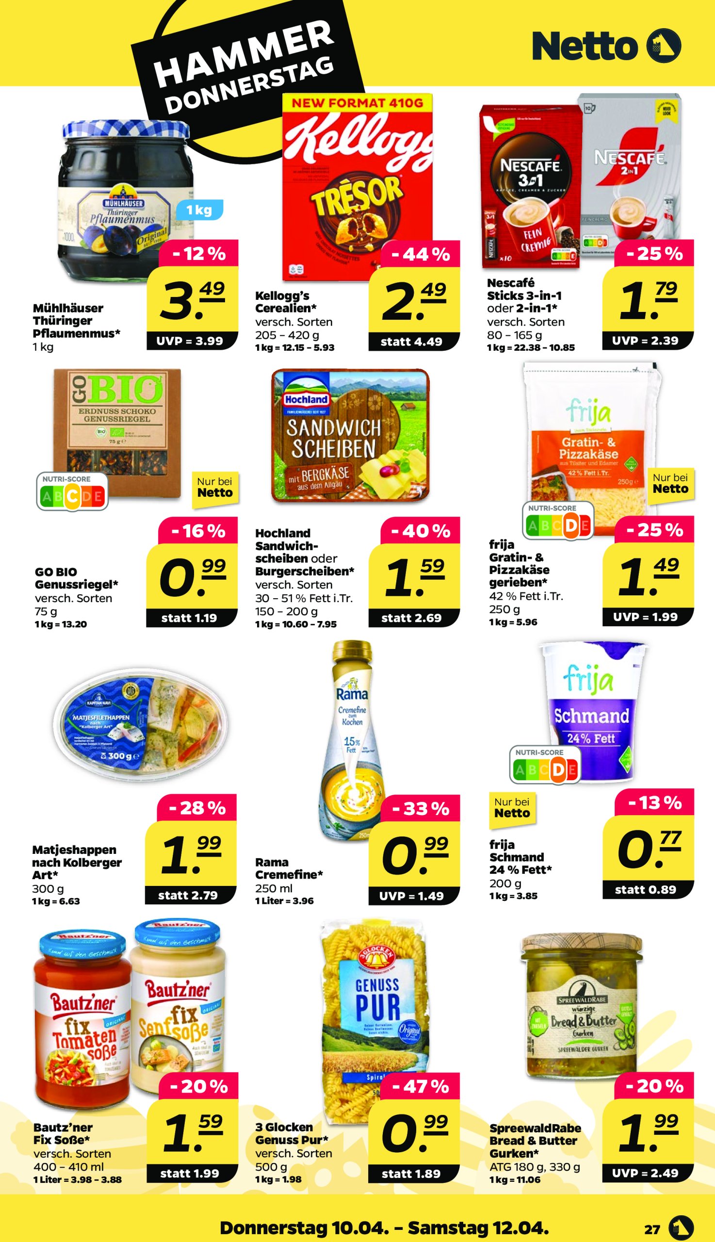 netto - Netto-Prospekt gültig von 07.04. bis 12.04. - page: 27 netto - Netto-Prospekt gültig von 07.04. bis 12.04. - page: 27