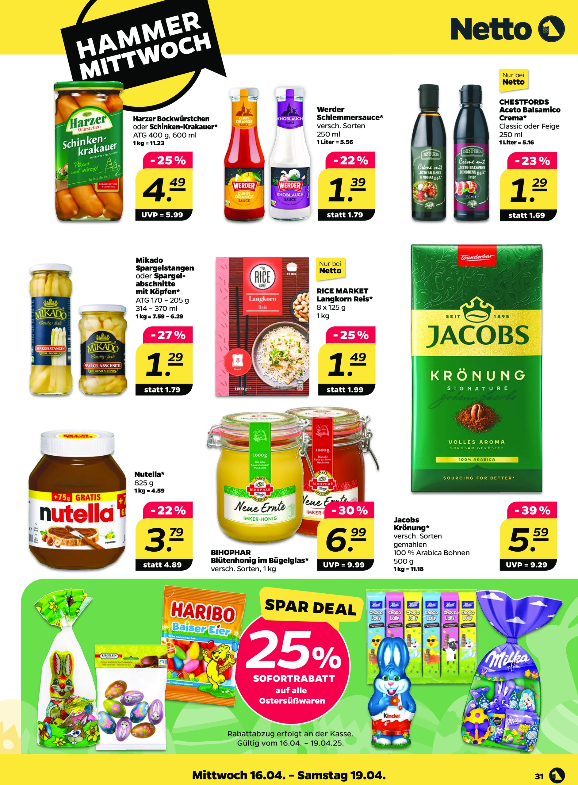 netto - Netto-Prospekt gültig von 14.04. bis 19.04. - page: 31 netto - Netto-Prospekt gültig von 14.04. bis 19.04. - page: 31