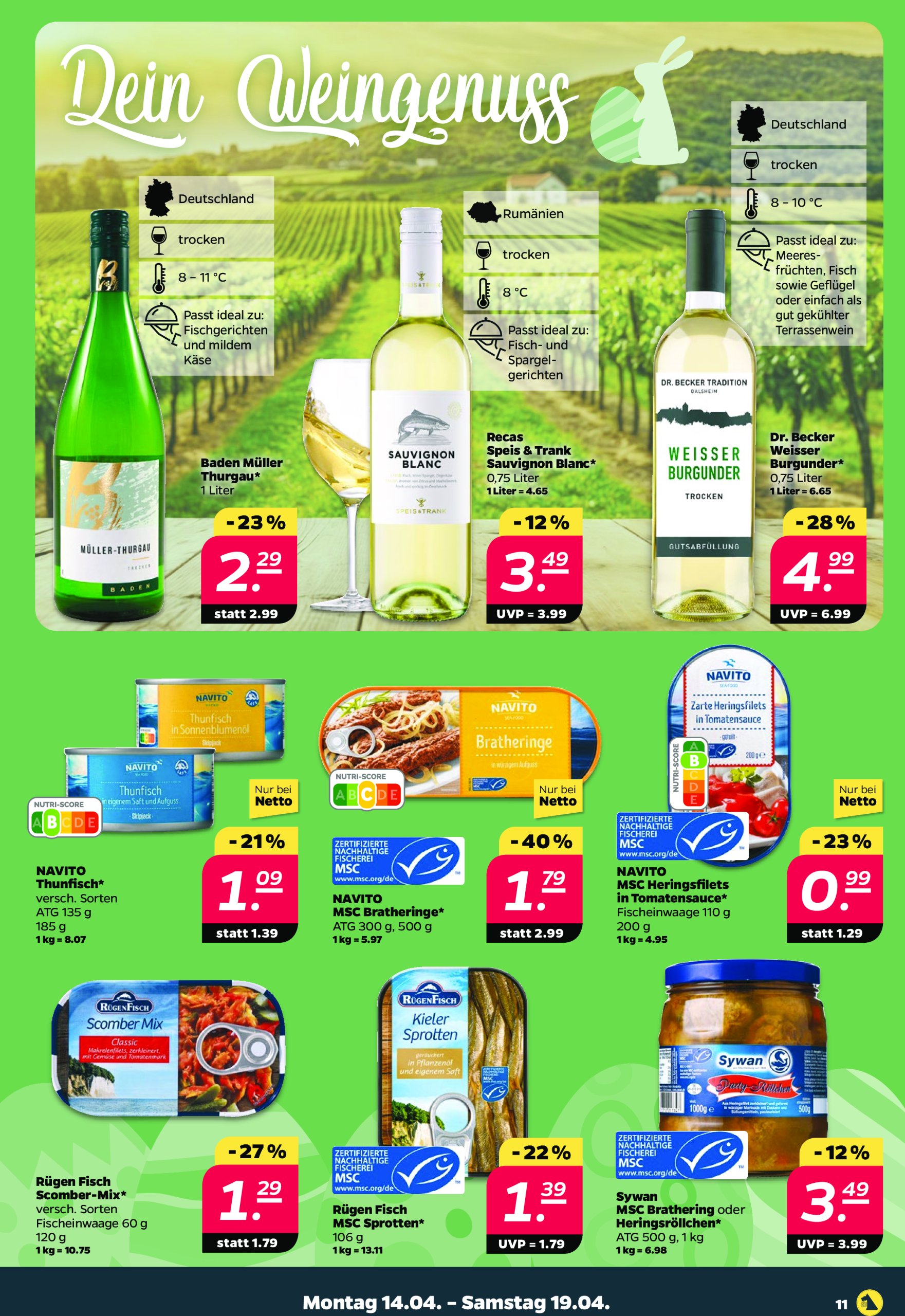 netto - Netto-Prospekt gültig von 14.04. bis 19.04. - page: 11 netto - Netto-Prospekt gültig von 14.04. bis 19.04. - page: 11