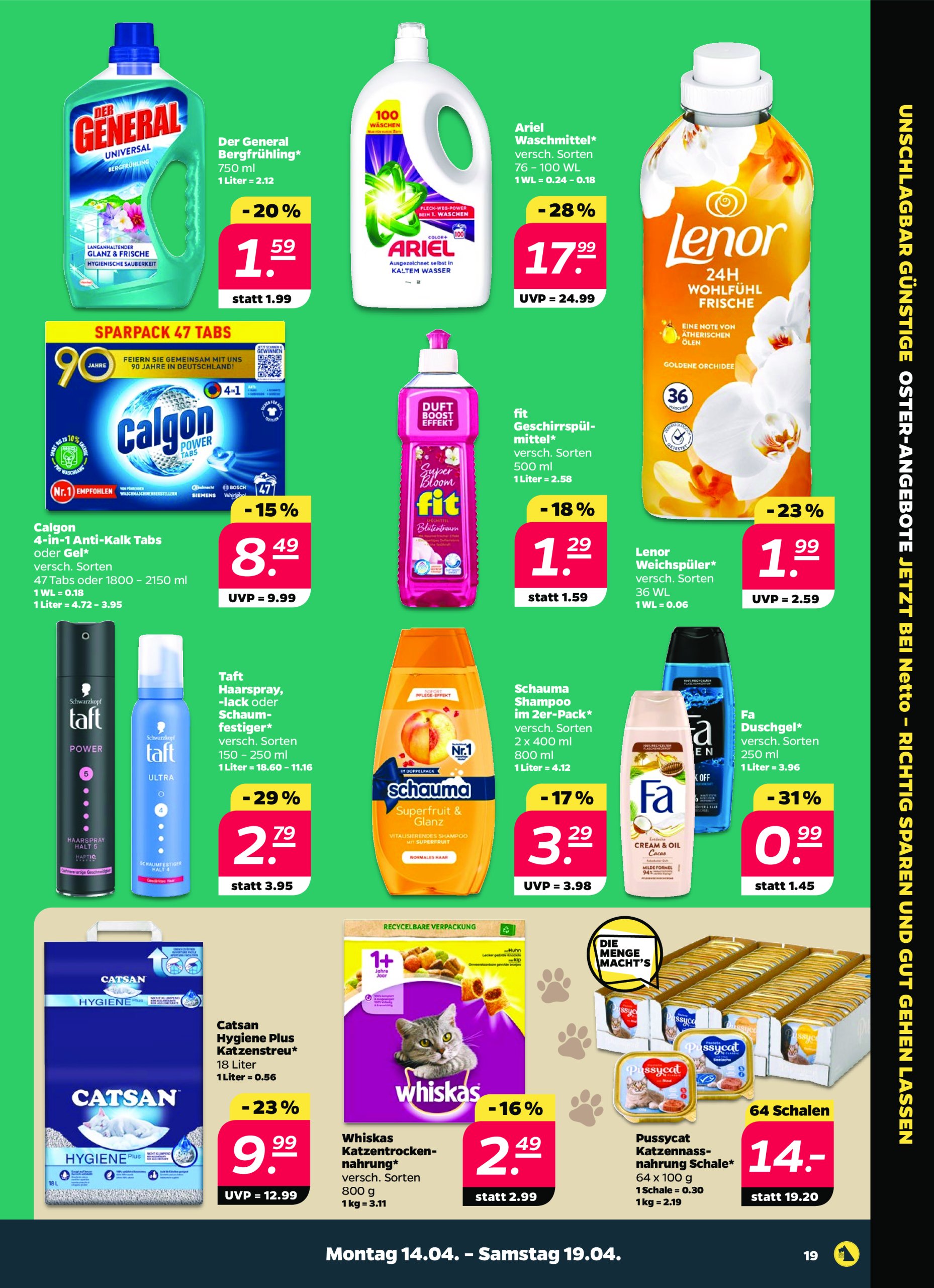 netto - Netto-Prospekt gültig von 14.04. bis 19.04. - page: 19 netto - Netto-Prospekt gültig von 14.04. bis 19.04. - page: 19