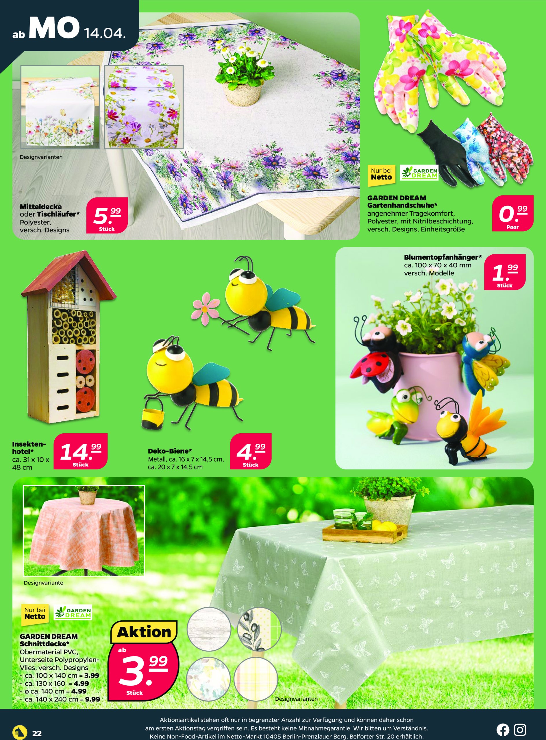 netto - Netto-Prospekt gültig von 14.04. bis 19.04. - page: 22 netto - Netto-Prospekt gültig von 14.04. bis 19.04. - page: 22