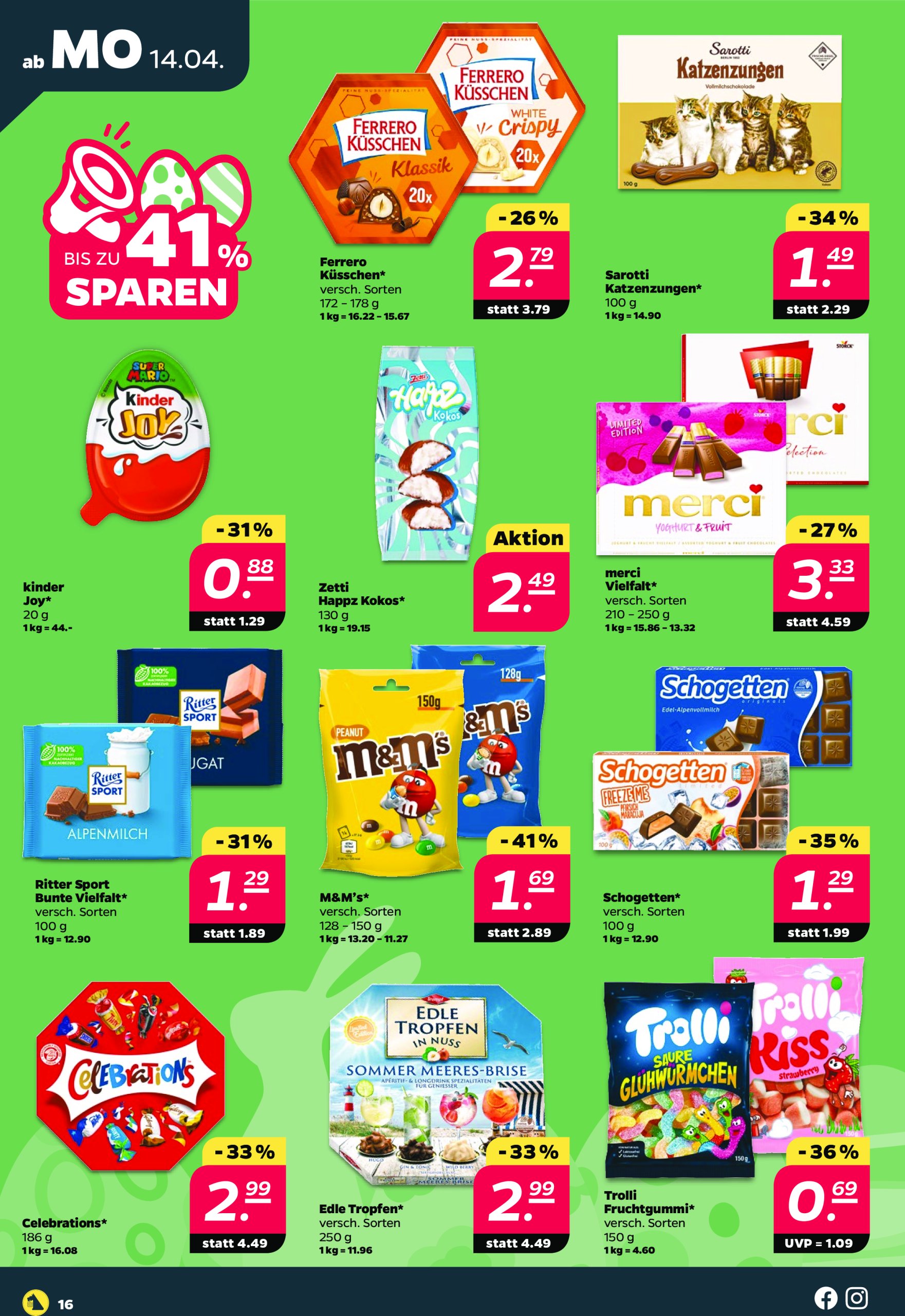 netto - Netto-Prospekt gültig von 14.04. bis 19.04. - page: 16 netto - Netto-Prospekt gültig von 14.04. bis 19.04. - page: 16