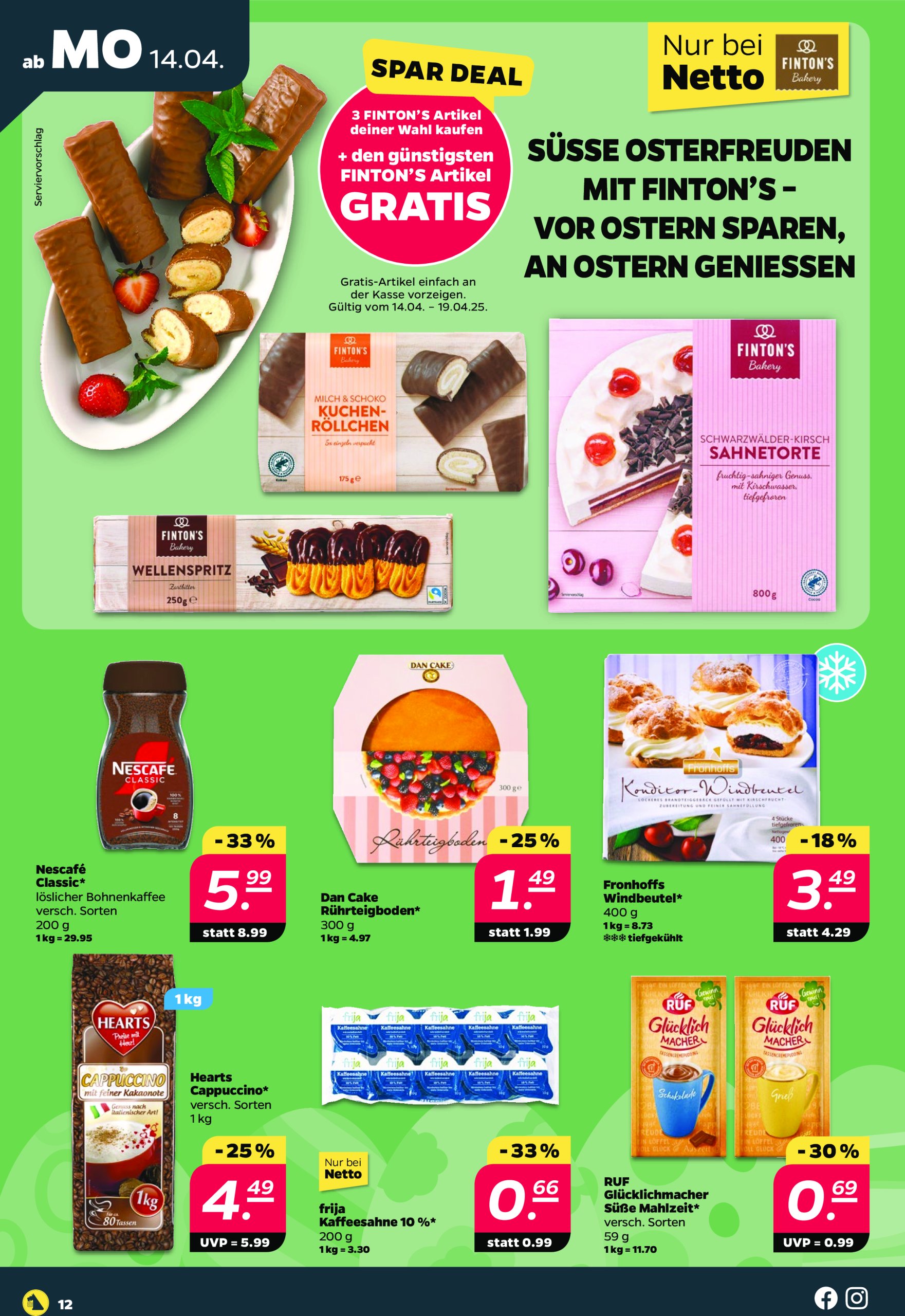netto - Netto-Prospekt gültig von 14.04. bis 19.04. - page: 12 netto - Netto-Prospekt gültig von 14.04. bis 19.04. - page: 12