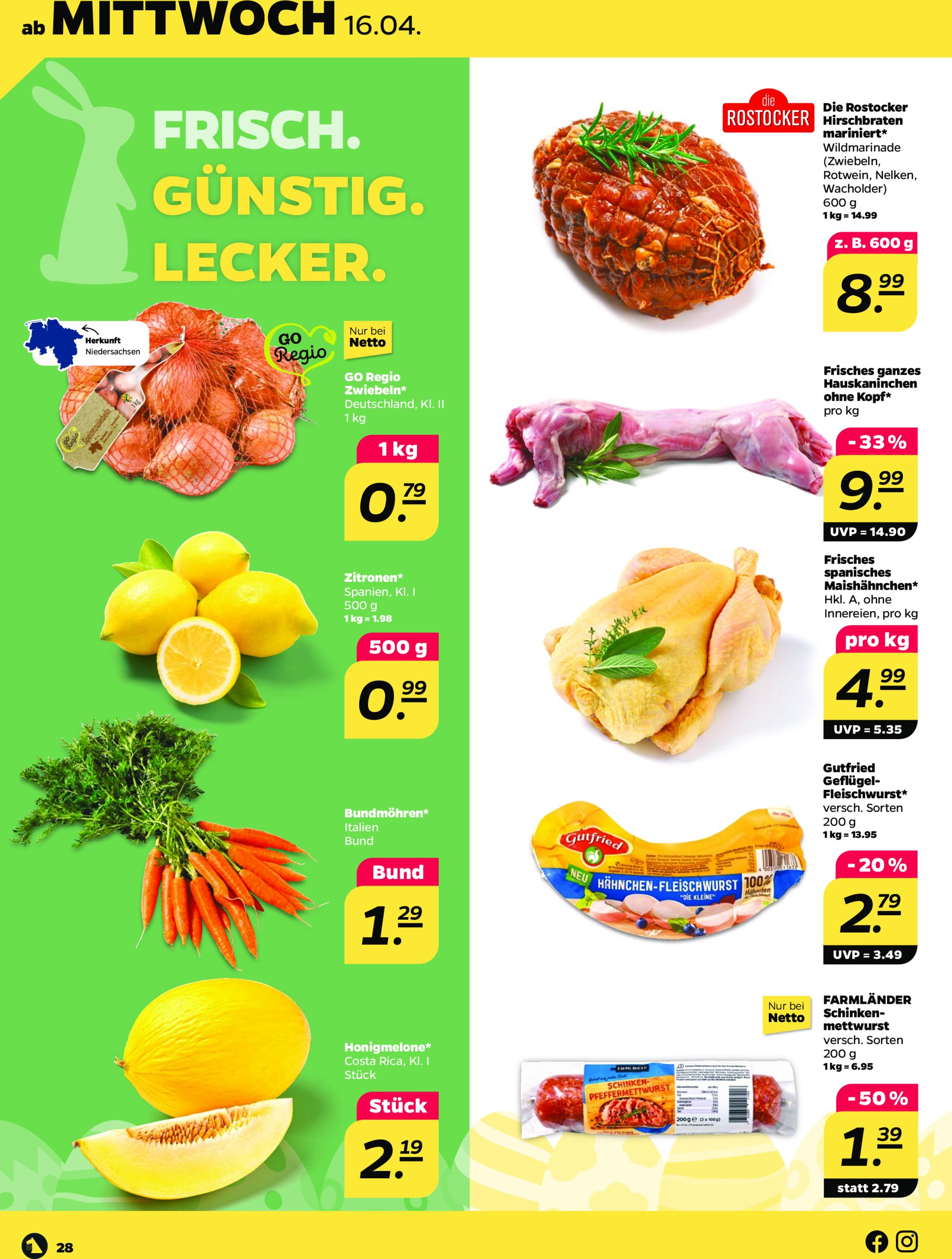 netto - Netto-Prospekt gültig von 14.04. bis 19.04. - page: 28 netto - Netto-Prospekt gültig von 14.04. bis 19.04. - page: 28