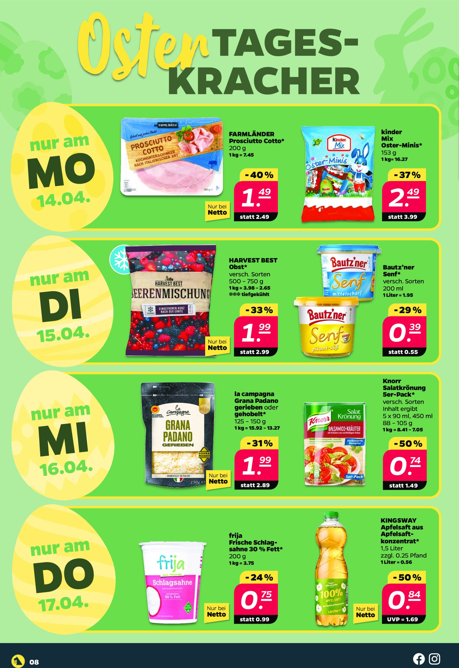 netto - Netto-Prospekt gültig von 14.04. bis 19.04. - page: 8 netto - Netto-Prospekt gültig von 14.04. bis 19.04. - page: 8