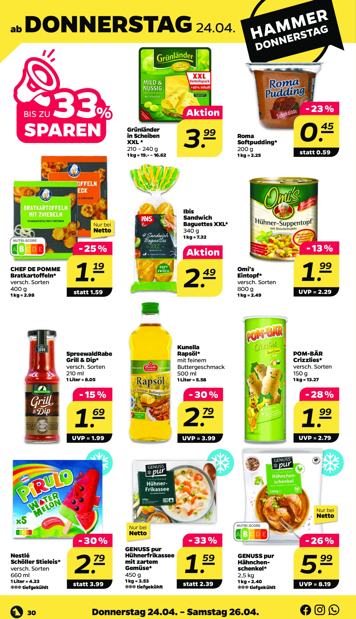 netto - Netto-Prospekt gültig von 22.04. bis 26.04. - page: 30 netto - Netto-Prospekt gültig von 22.04. bis 26.04. - page: 30