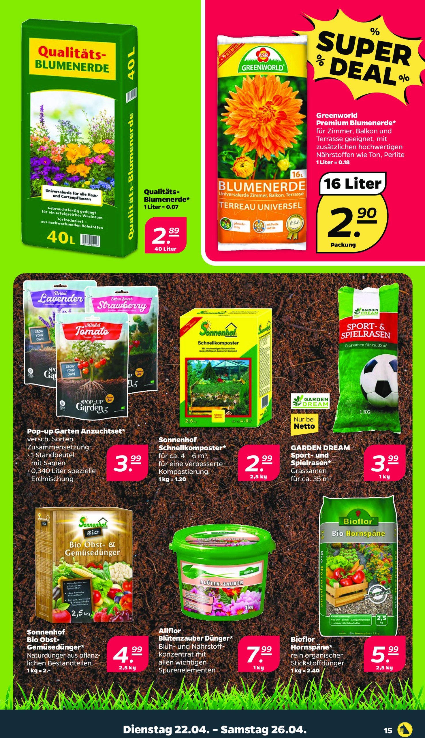 netto - Netto-Prospekt gültig von 22.04. bis 26.04. - page: 15 netto - Netto-Prospekt gültig von 22.04. bis 26.04. - page: 15