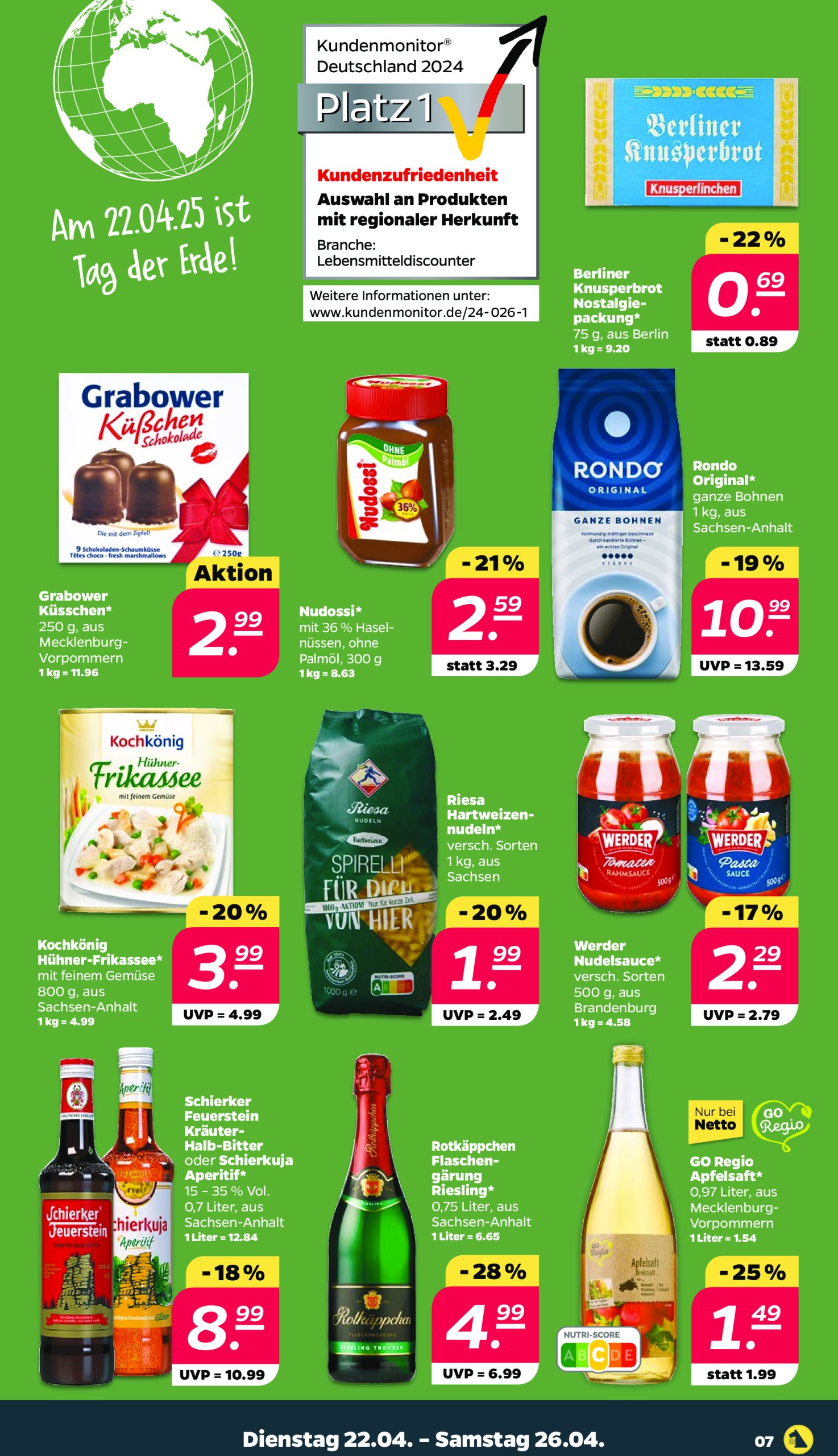 netto - Netto-Prospekt gültig von 22.04. bis 26.04. - page: 7 netto - Netto-Prospekt gültig von 22.04. bis 26.04. - page: 7