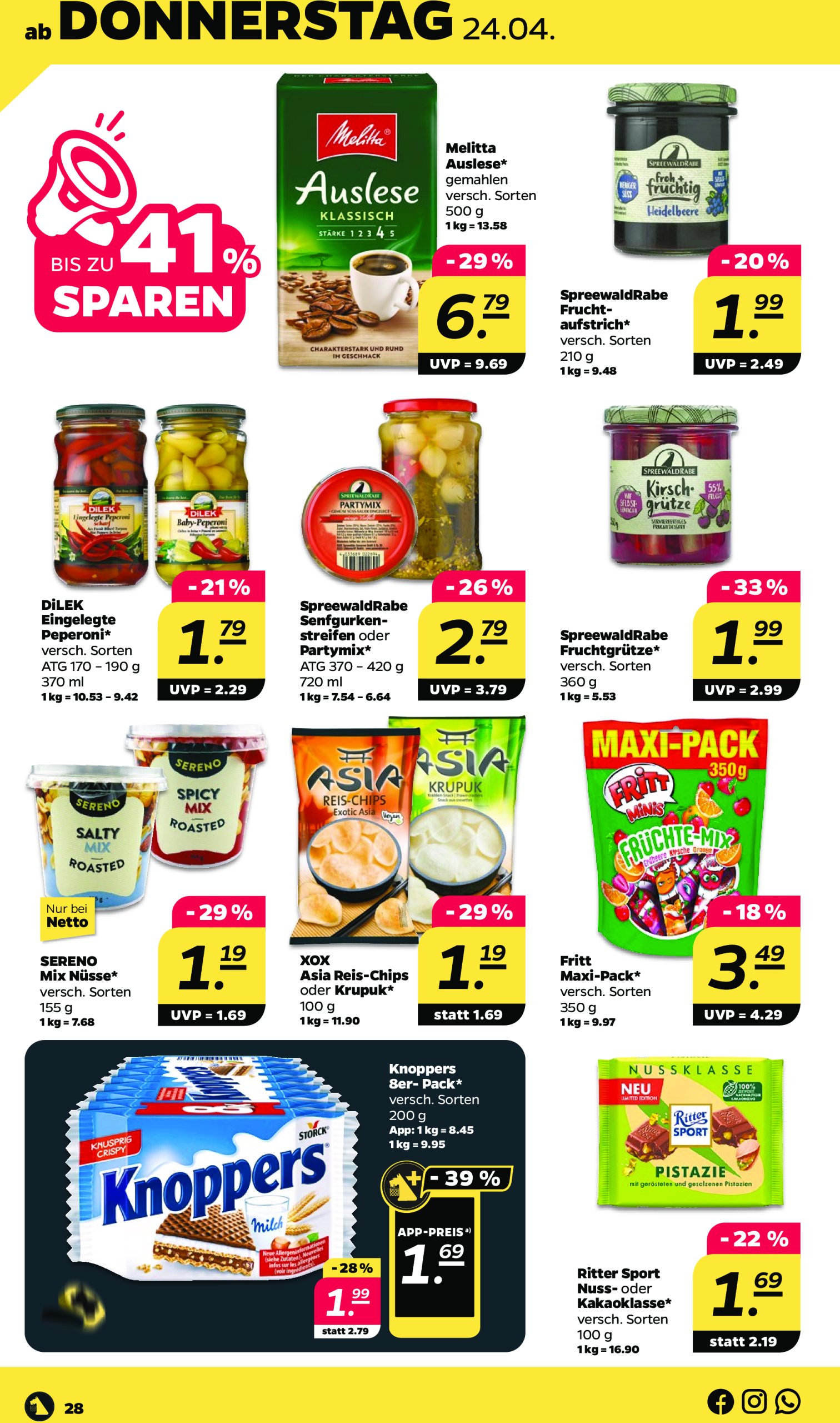 netto - Netto-Prospekt gültig von 22.04. bis 26.04. - page: 28 netto - Netto-Prospekt gültig von 22.04. bis 26.04. - page: 28
