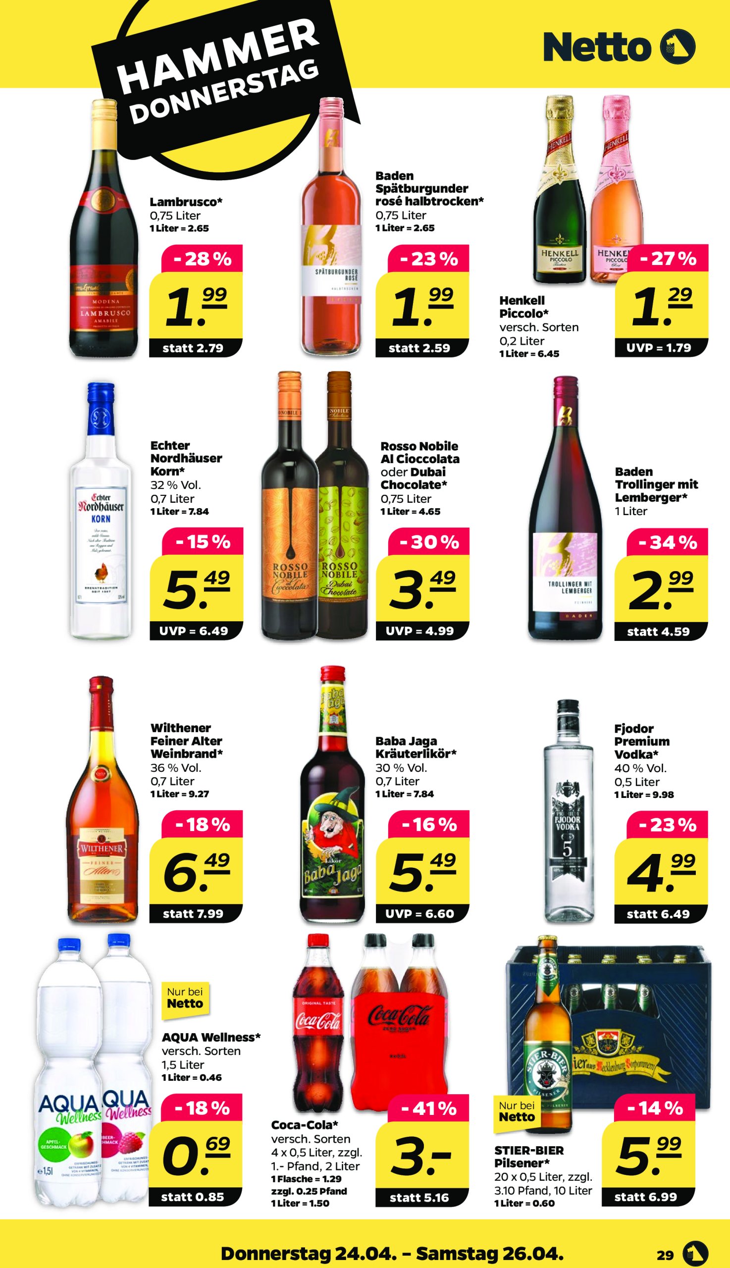 netto - Netto-Prospekt gültig von 22.04. bis 26.04. - page: 29 netto - Netto-Prospekt gültig von 22.04. bis 26.04. - page: 29