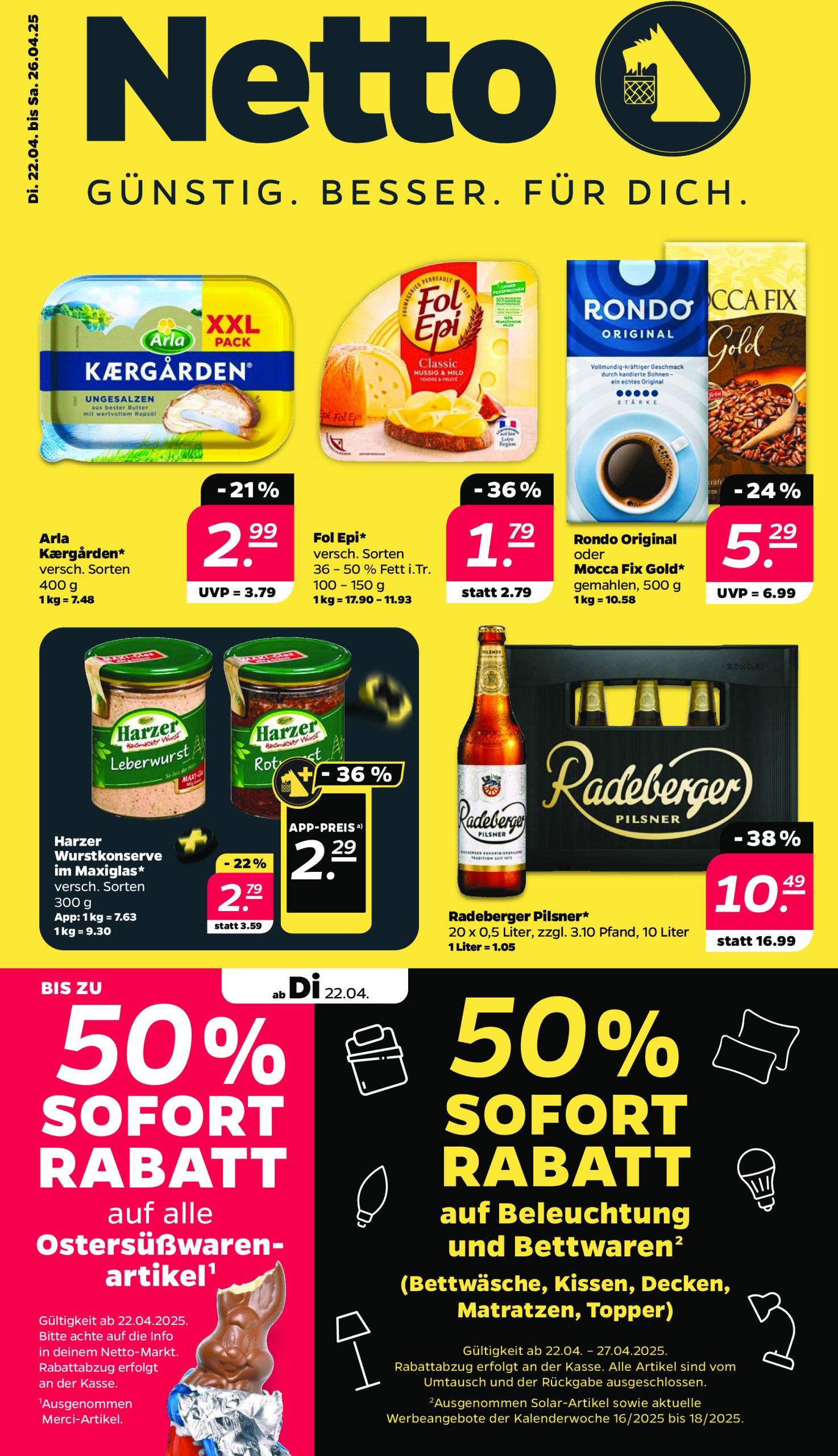 netto - Netto-Prospekt gültig von 22.04. bis 26.04.