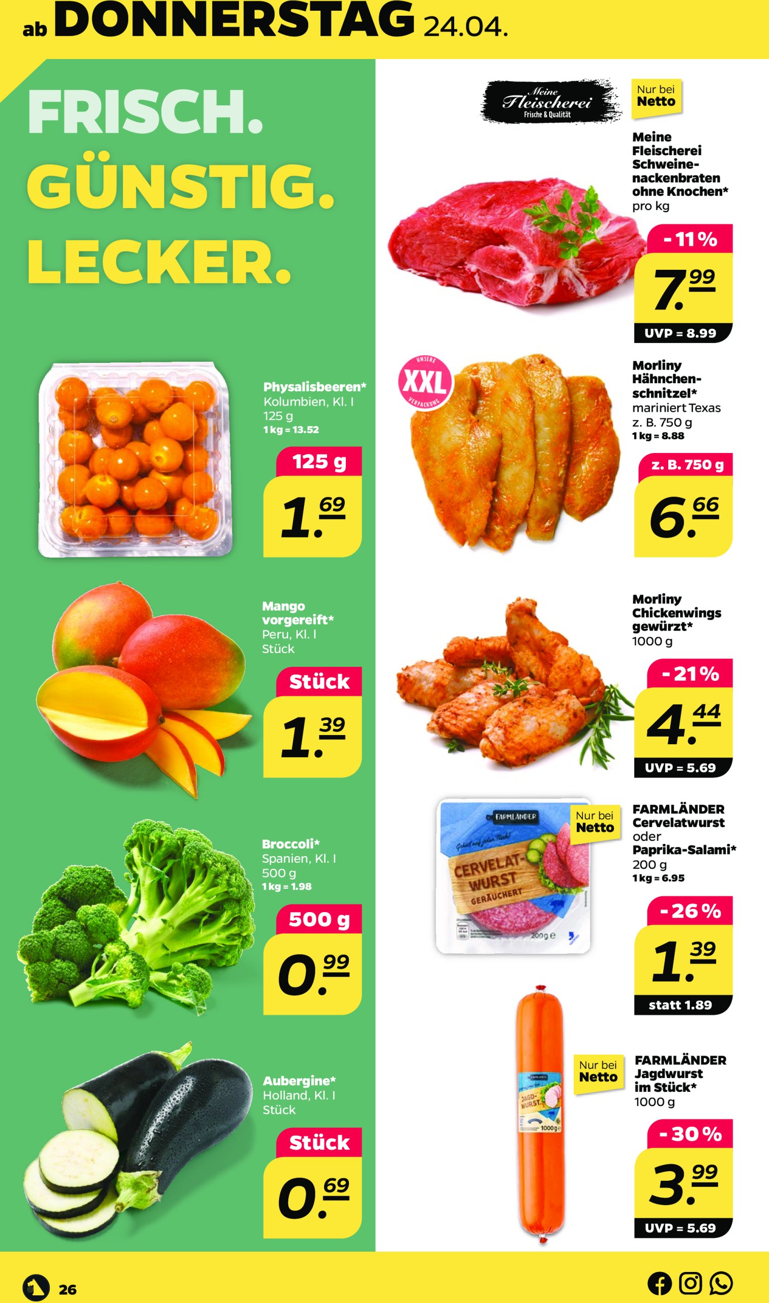 netto - Netto-Prospekt gültig von 22.04. bis 26.04. - page: 26 netto - Netto-Prospekt gültig von 22.04. bis 26.04. - page: 26