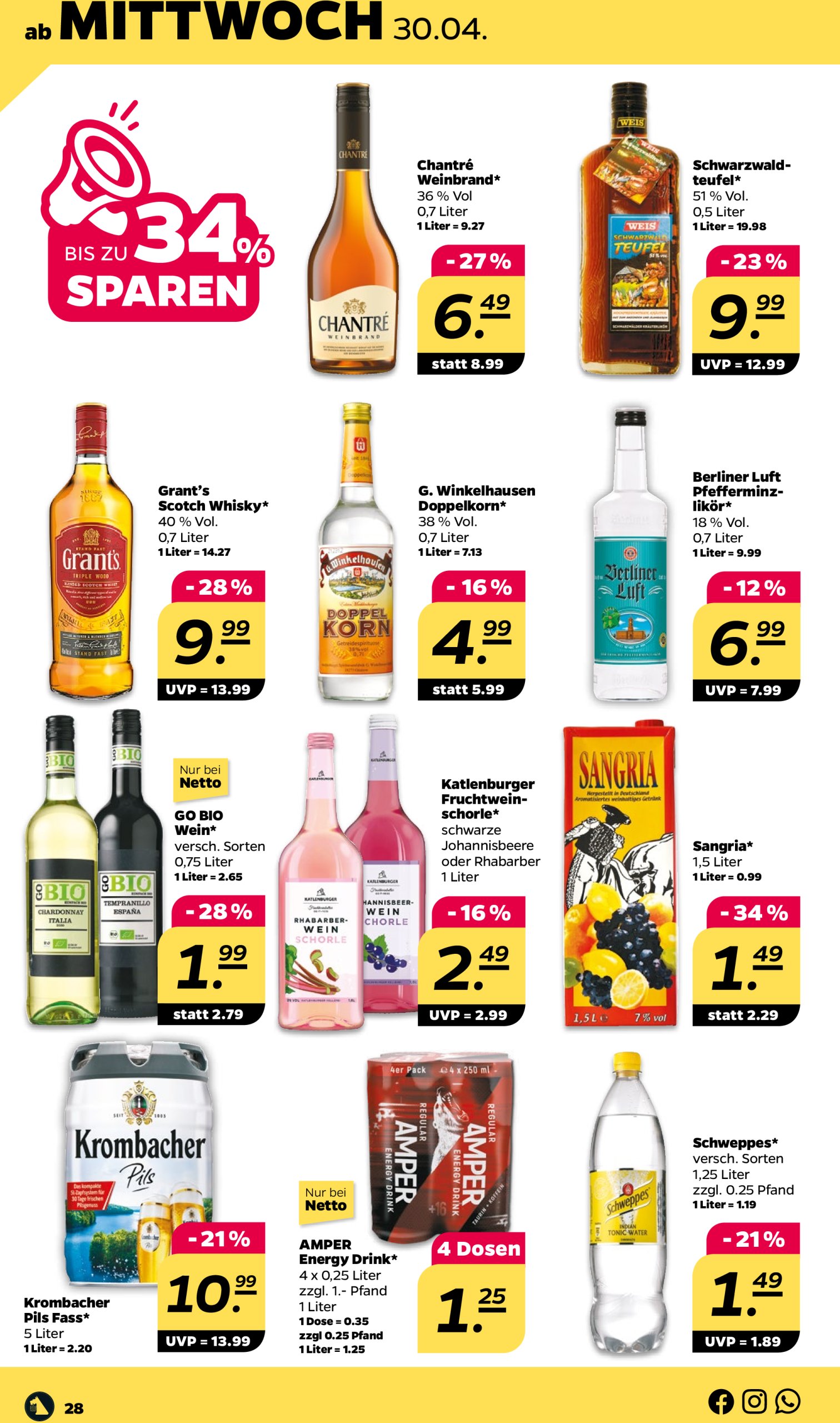 netto - Netto-Prospekt gültig von 28.04. bis 03.05. - page: 28 netto - Netto-Prospekt gültig von 28.04. bis 03.05. - page: 28
