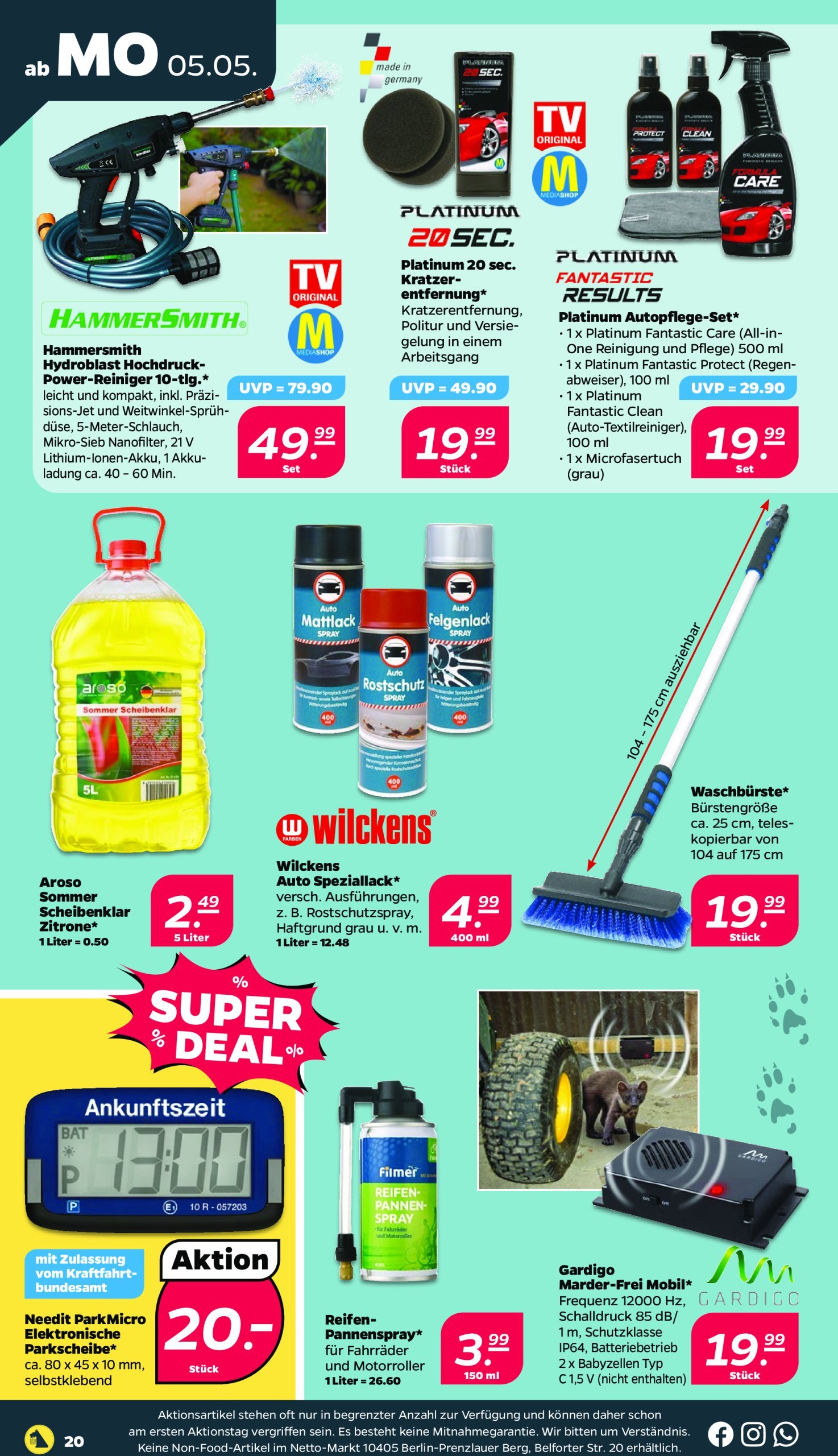 netto - Netto-Prospekt gültig von 05.05. bis 10.05. - page: 20 netto - Netto-Prospekt gültig von 05.05. bis 10.05. - page: 20