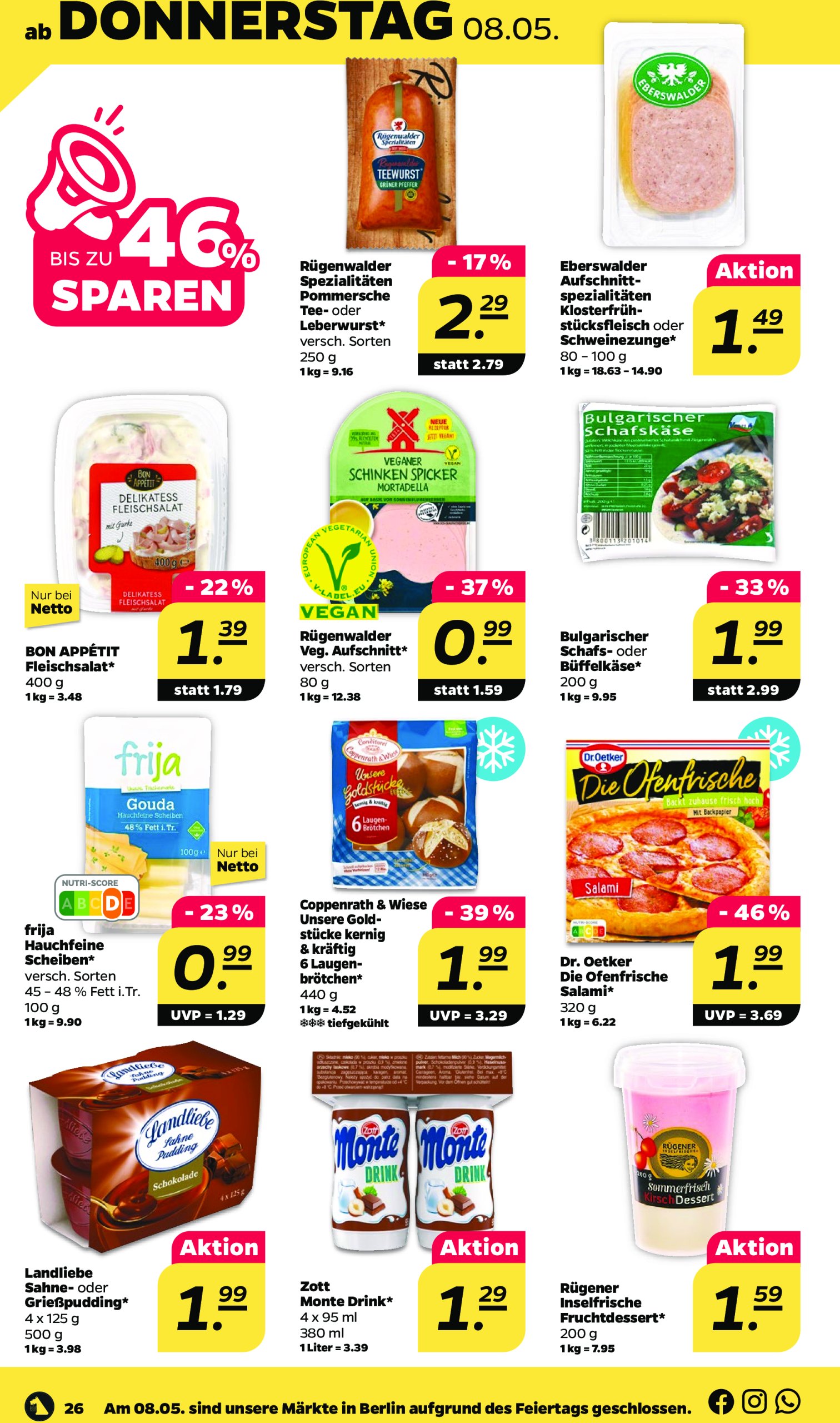 netto - Netto-Prospekt gültig von 05.05. bis 10.05. - page: 26 netto - Netto-Prospekt gültig von 05.05. bis 10.05. - page: 26