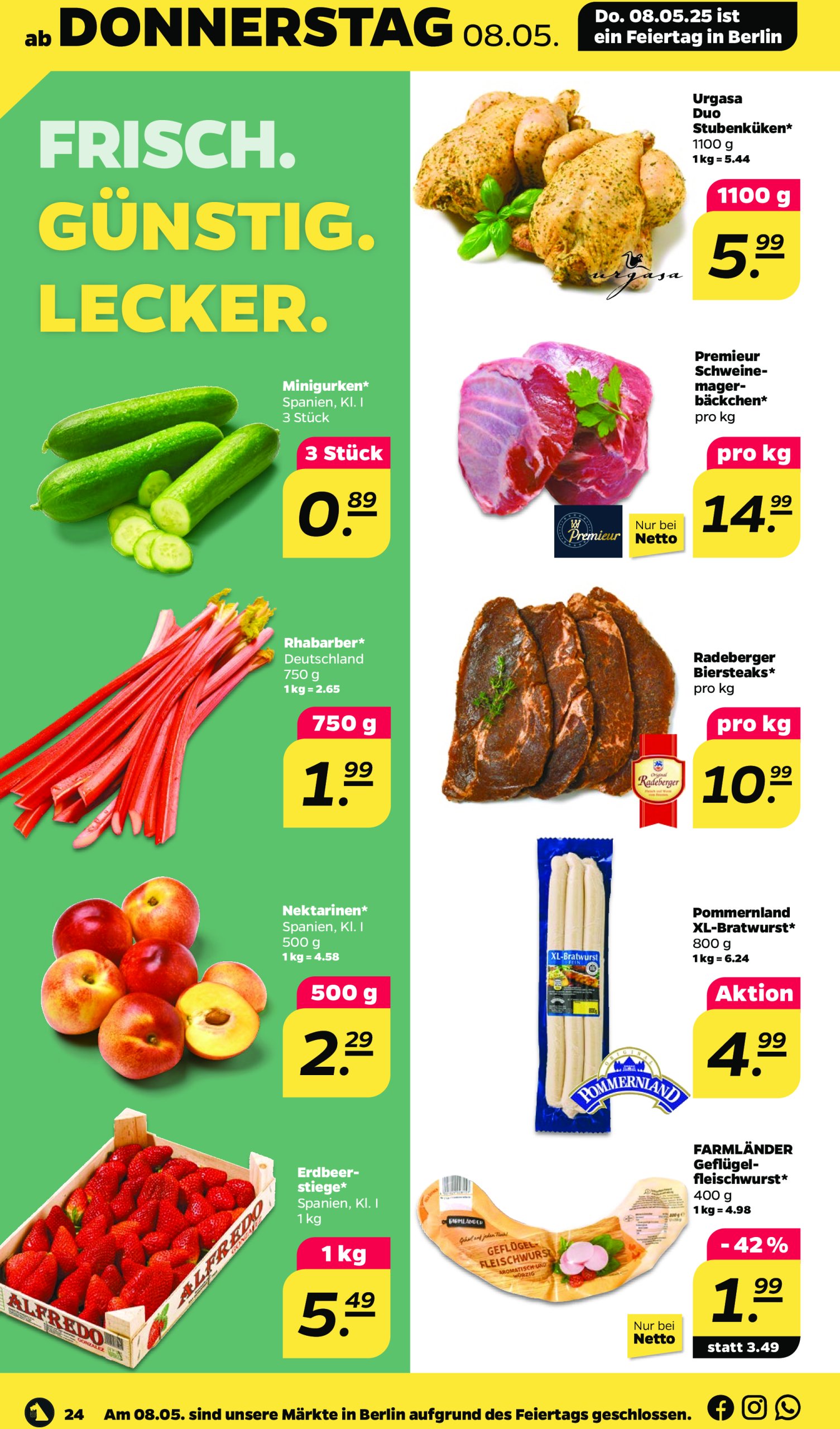 netto - Netto-Prospekt gültig von 05.05. bis 10.05. - page: 24 netto - Netto-Prospekt gültig von 05.05. bis 10.05. - page: 24