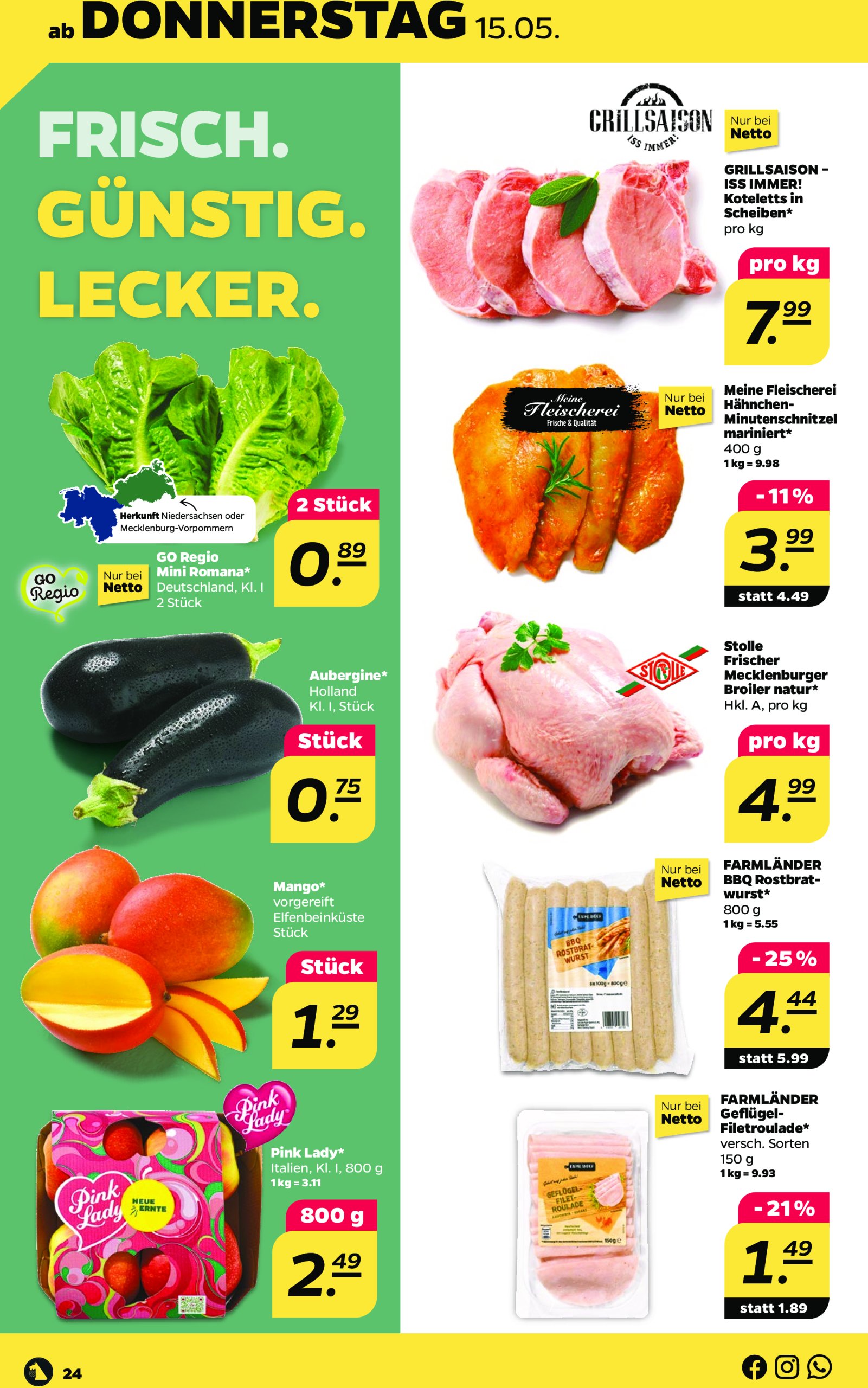 netto - Netto-Prospekt gültig von 12.05. bis 17.05. - page: 24
