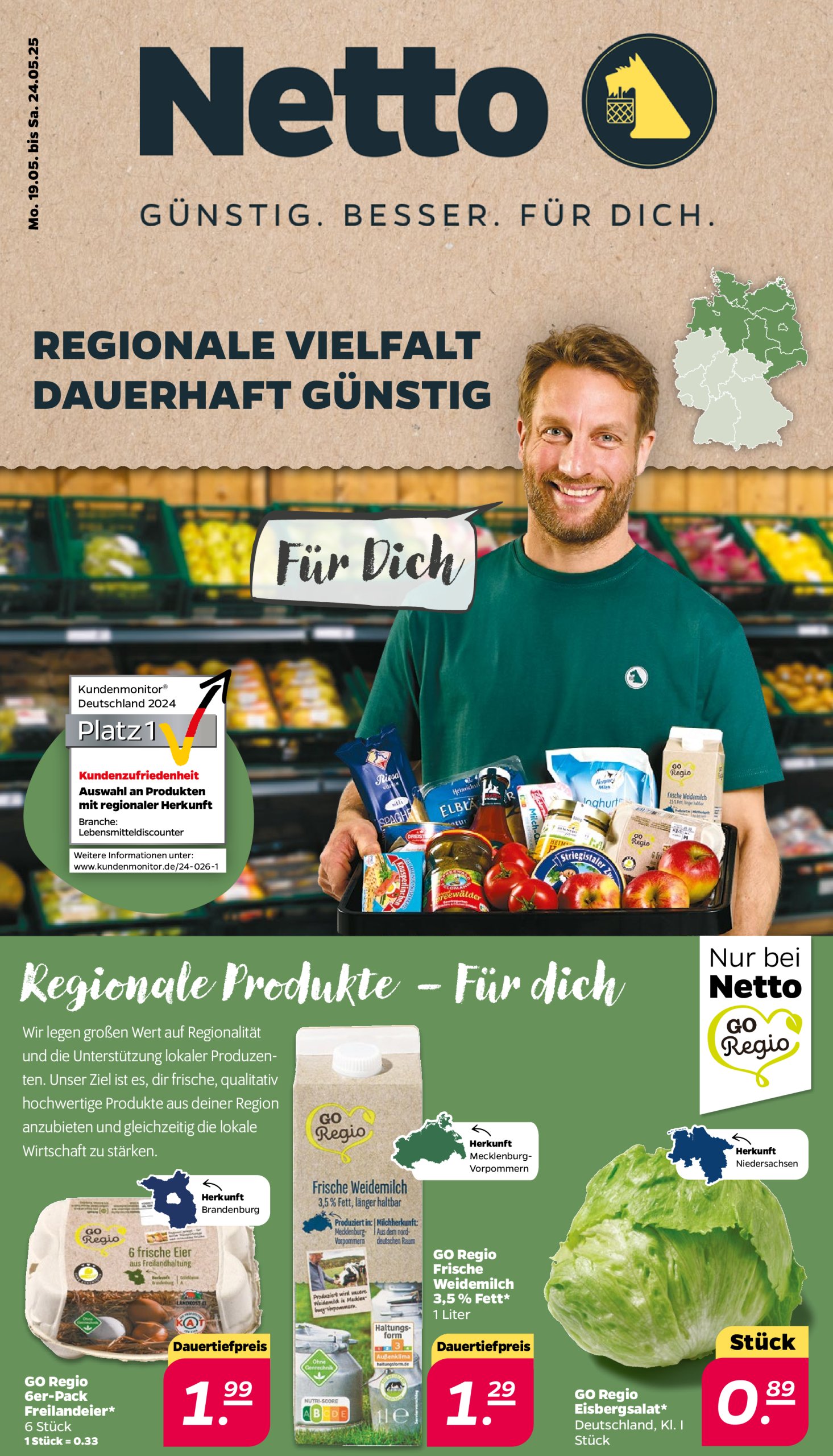 netto - Netto - Regionale Angebote-Prospekt gültig von 19.05. bis 24.05.
