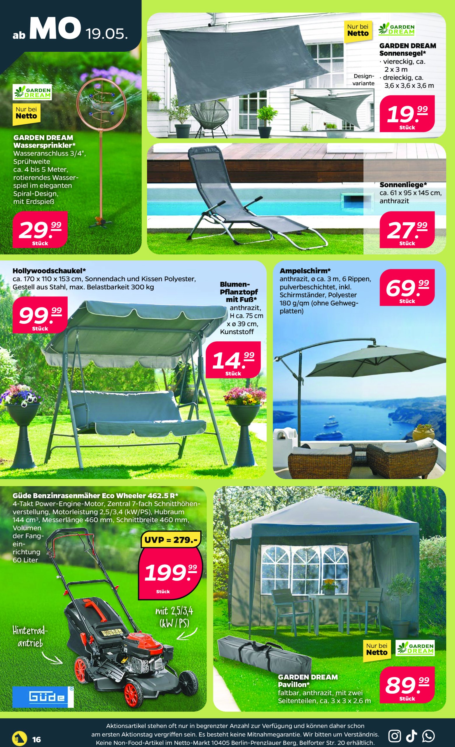 netto - Netto-Prospekt gültig von 19.05. bis 24.05. - page: 16