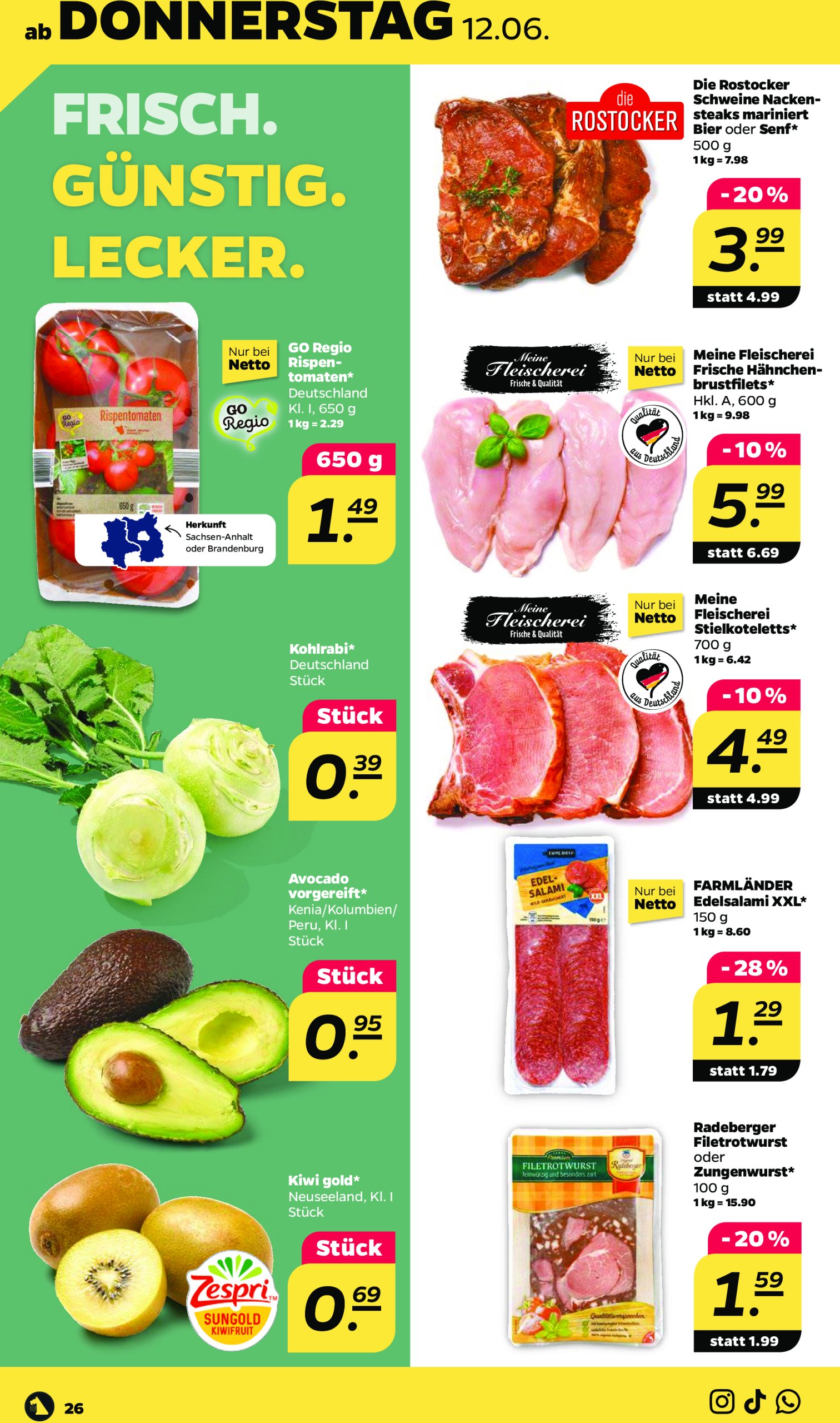 netto - Netto-Prospekt gültig vom 10.06. bis 14.06. - page: 26 netto - Netto-Prospekt gültig vom 10.06. bis 14.06. - page: 26
