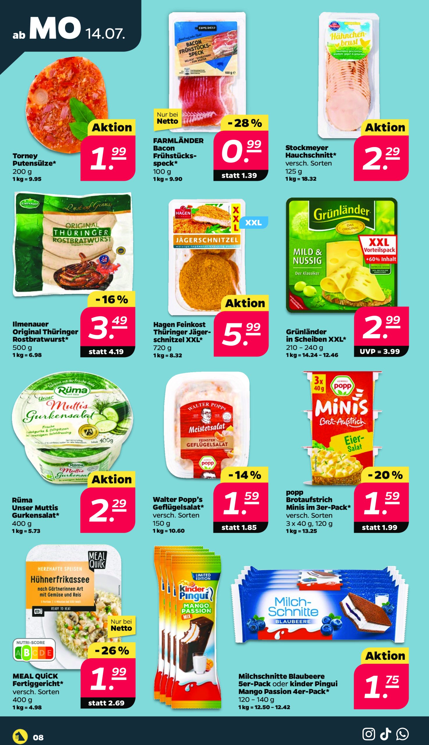 netto - Netto-Prospekt gültig vom 14.07. bis 19.07. - page: 8
