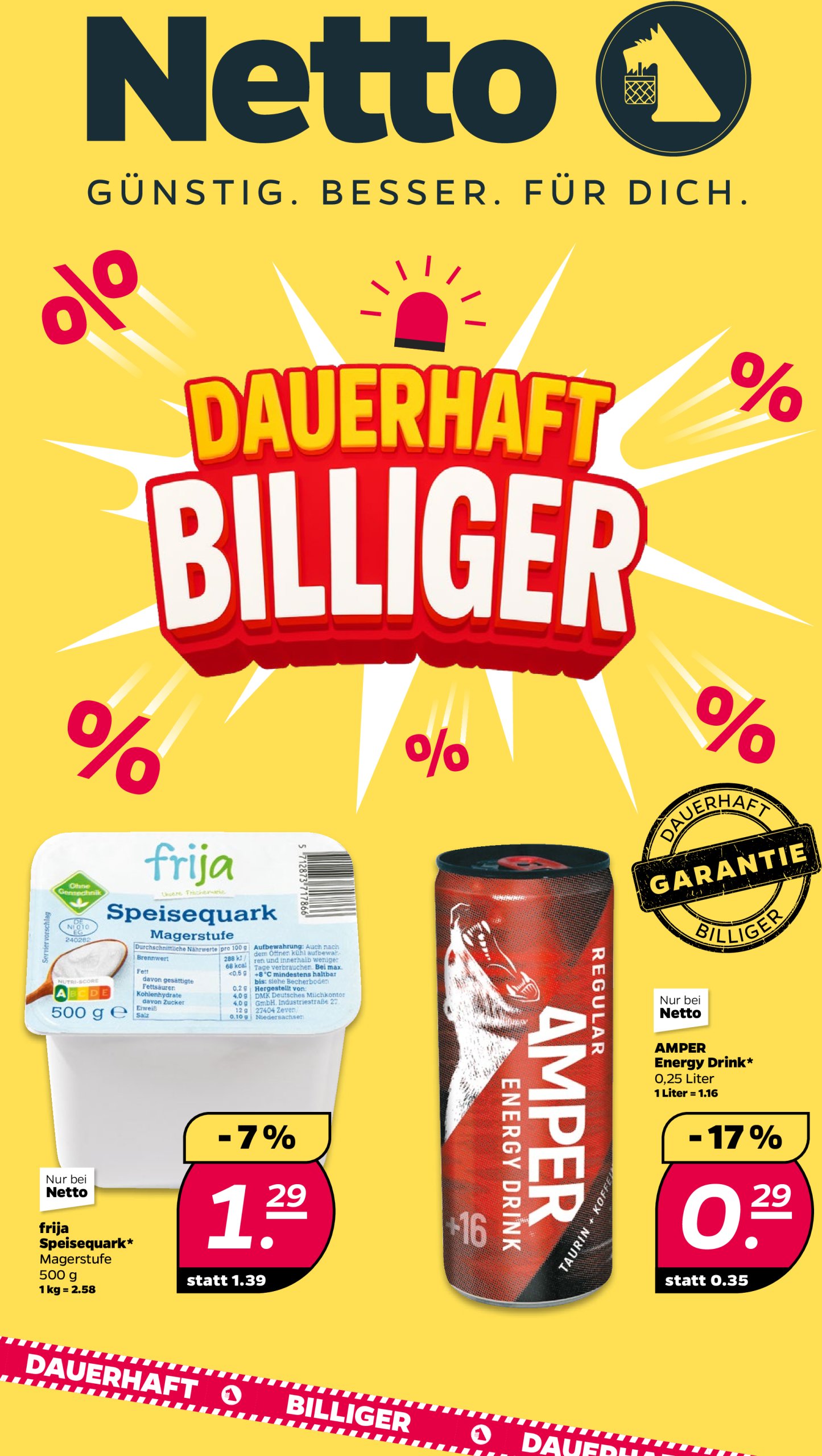 netto - Netto - Dauerhaft Billiger-Prospekt gültig vom 07.07. bis 31.07. - page: 1