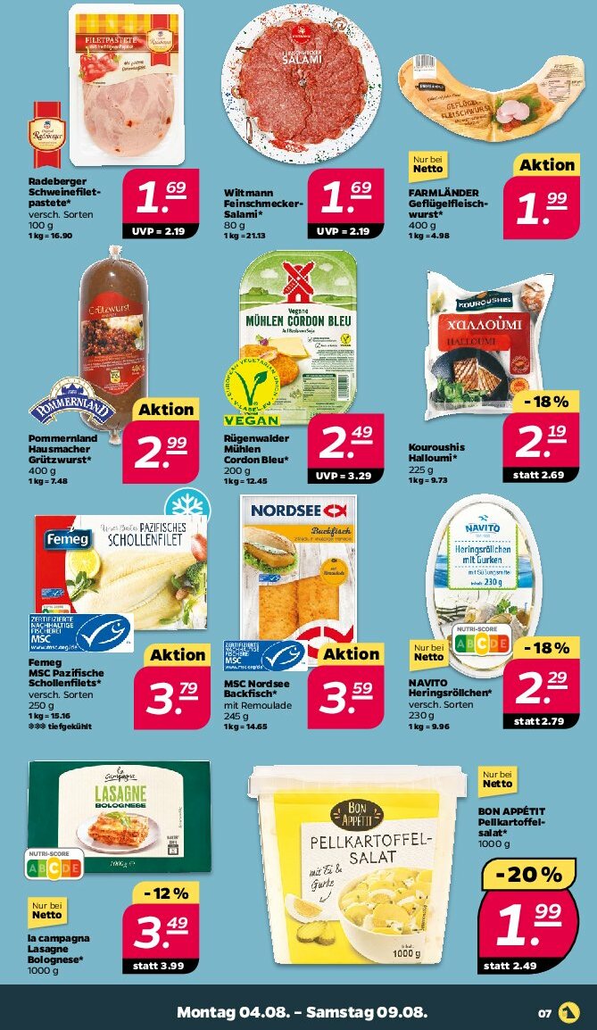 netto - Netto-Prospekt gültig vom 04.08. bis 09.08. - page: 7